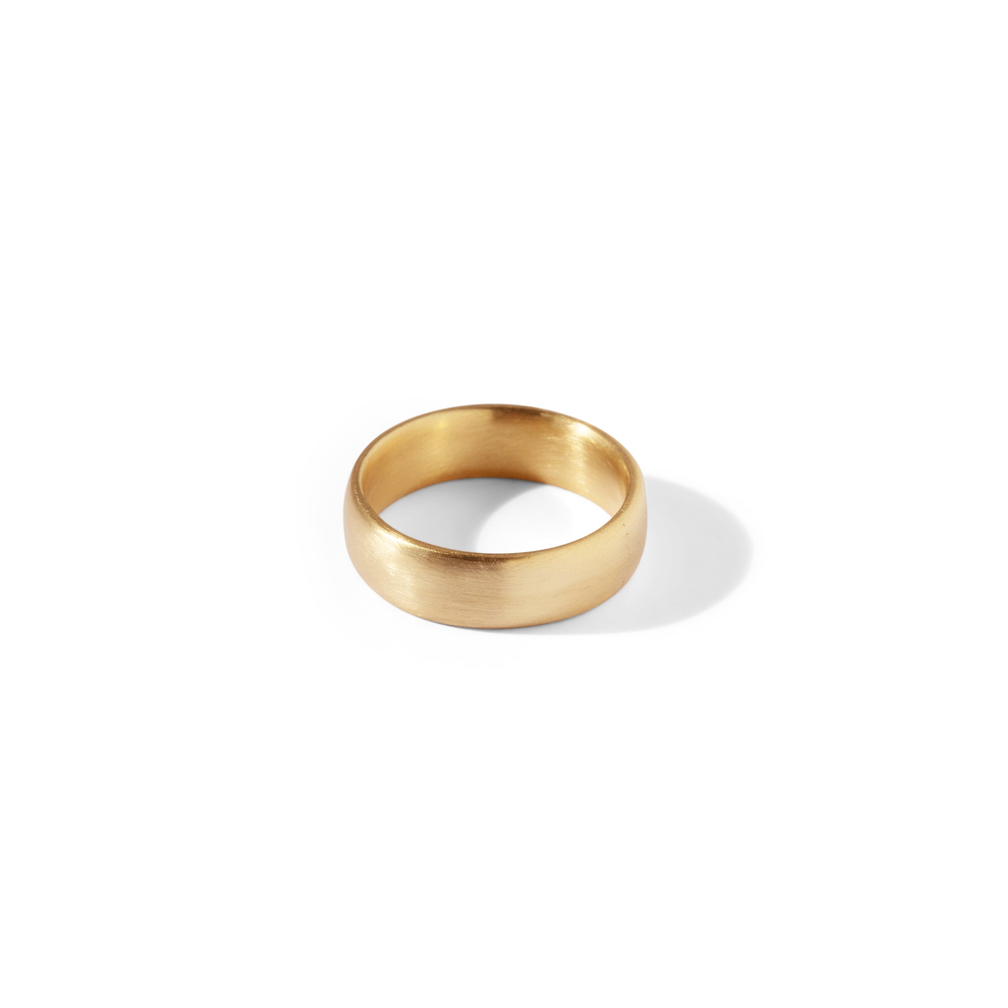 9ct Gold Gents Half Round Band