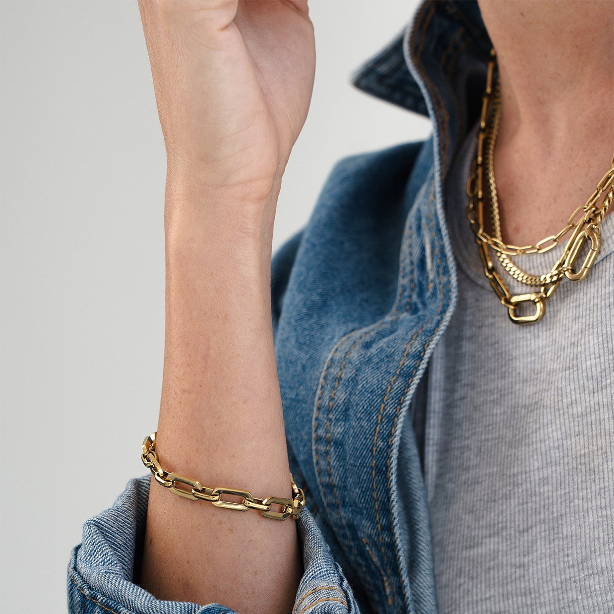 Duo Paperclip Bracelet