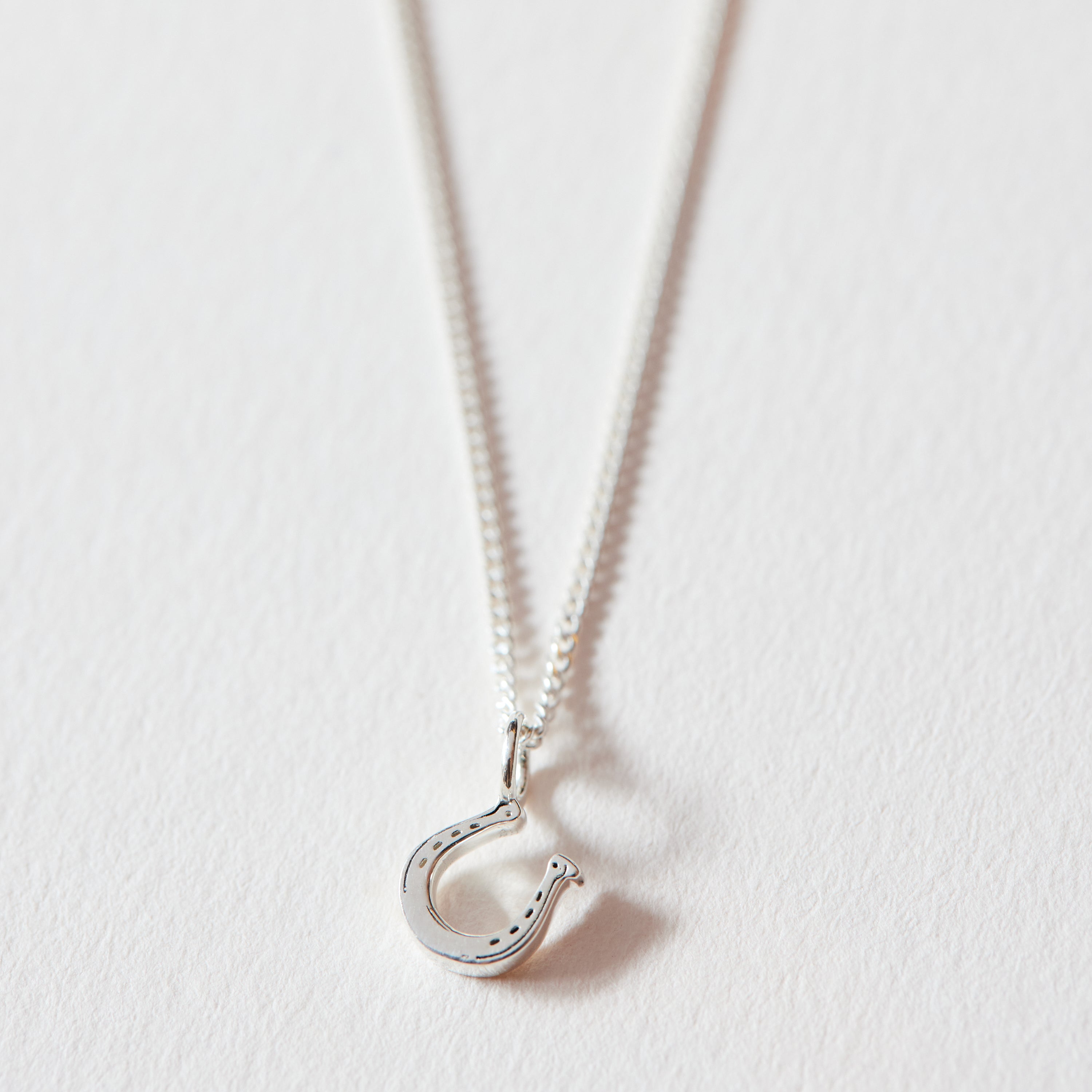 Tiny Horseshoe Necklace