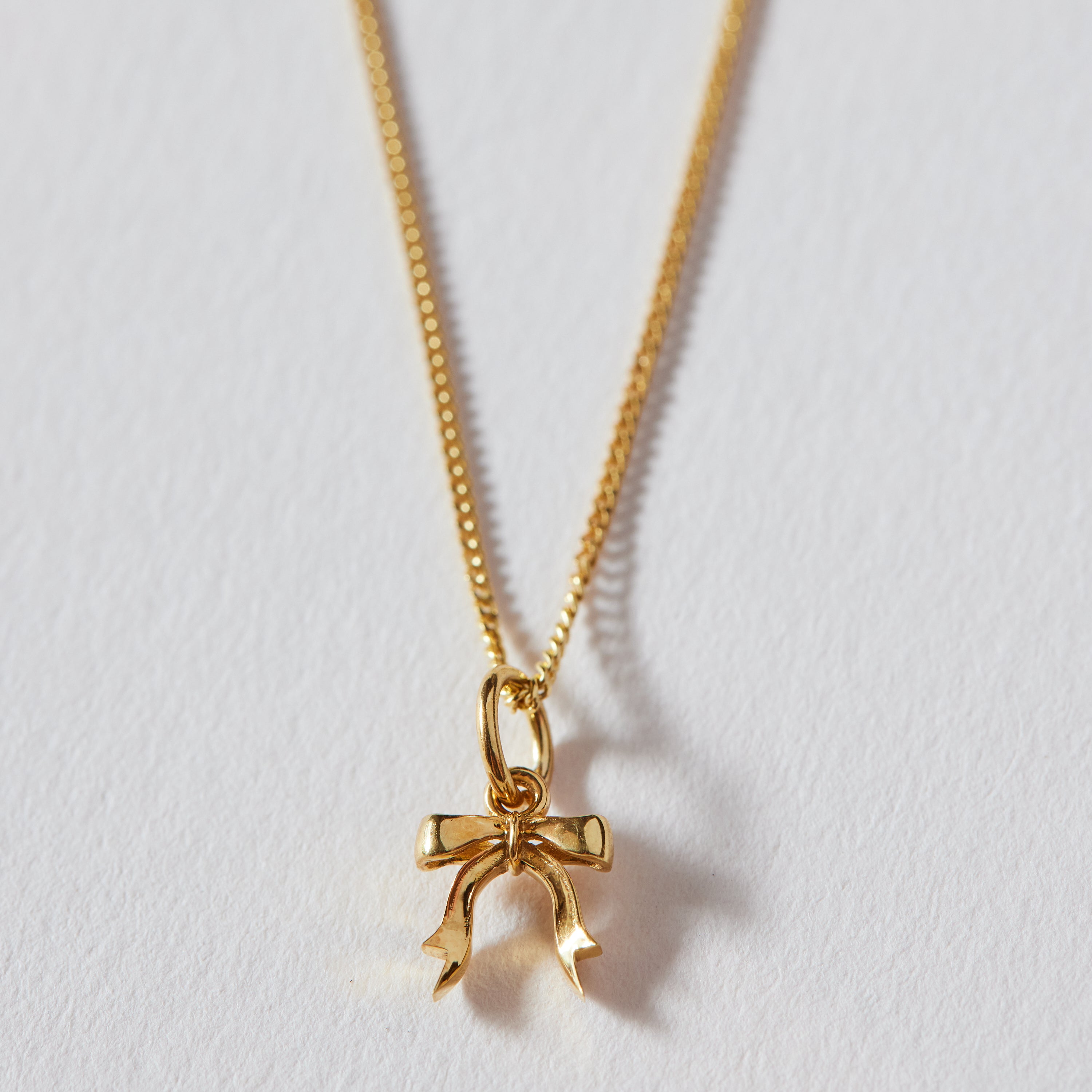 Bow Charm Necklace