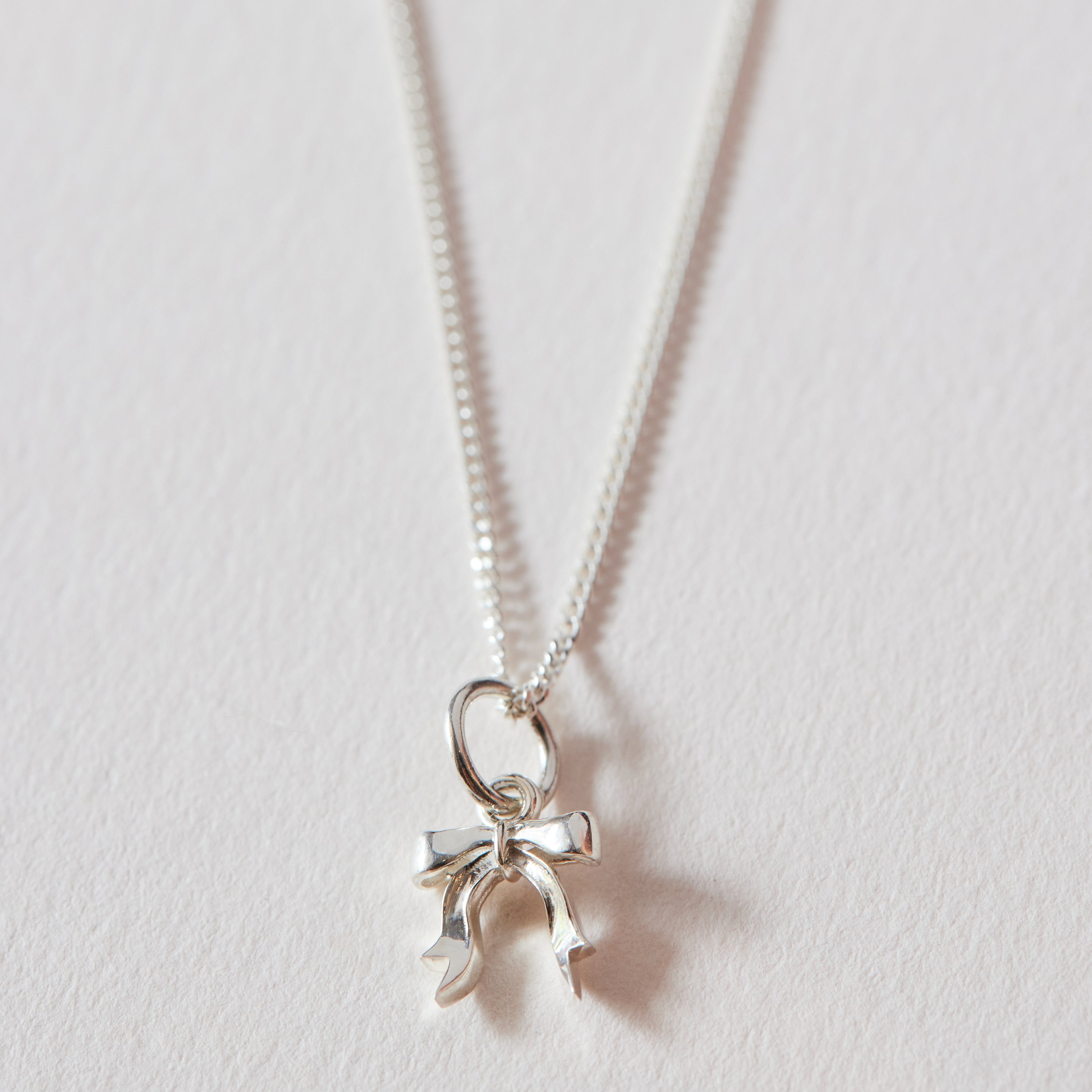 Bow Charm Necklace