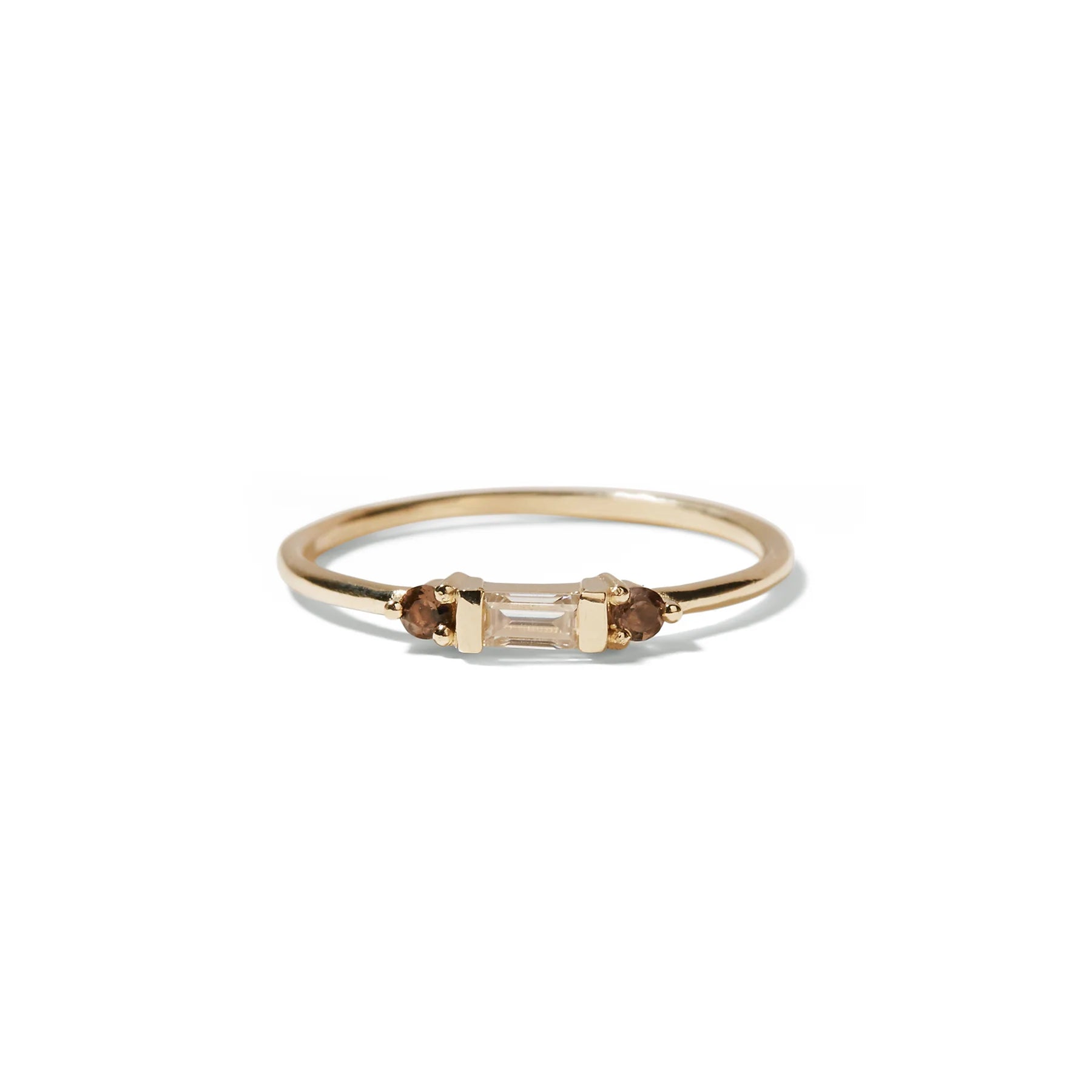 9ct Gold Baguette Trilogy