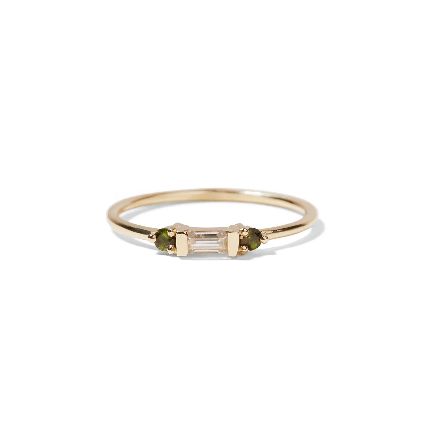 9ct Gold Baguette Trilogy