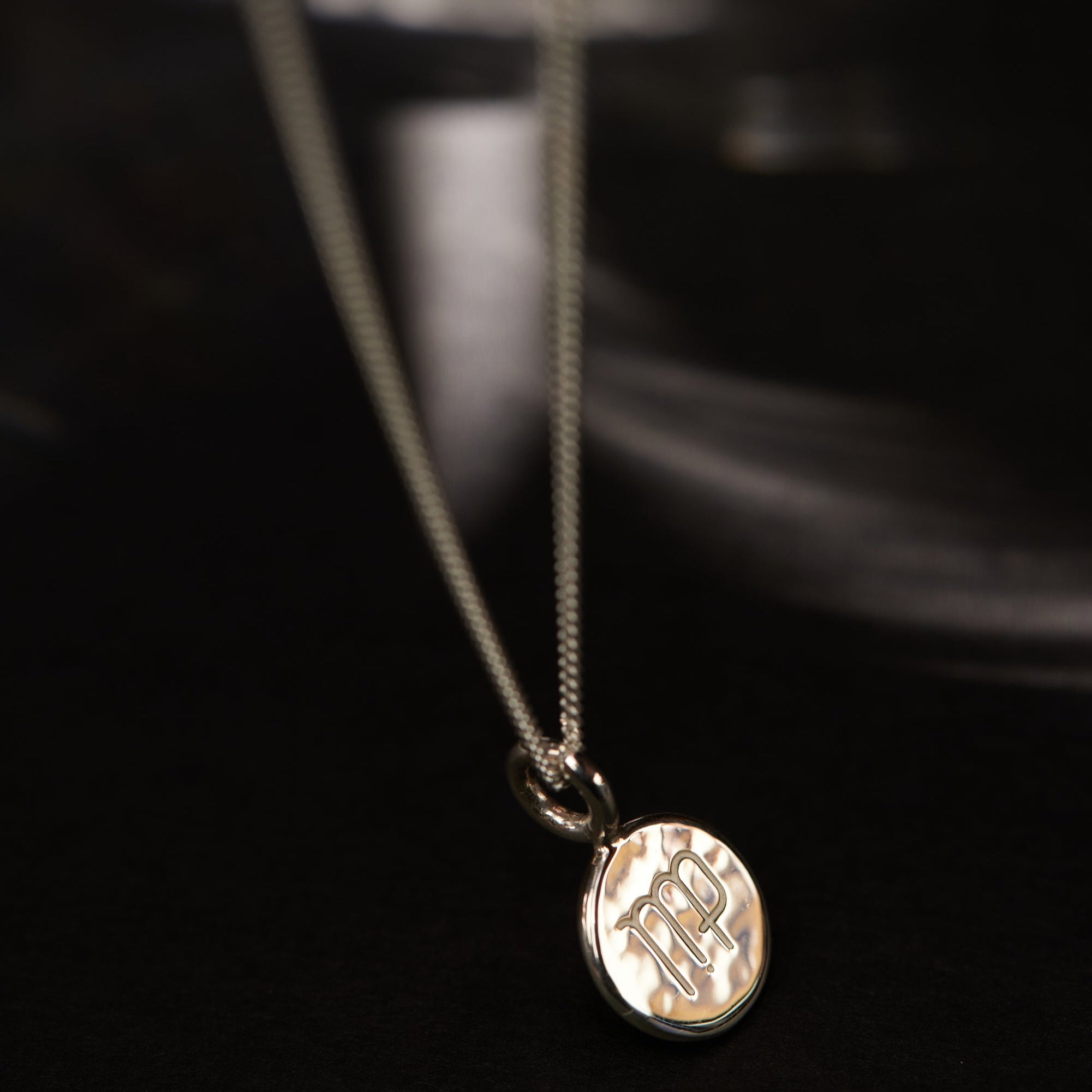 Textured Zodiac Necklace