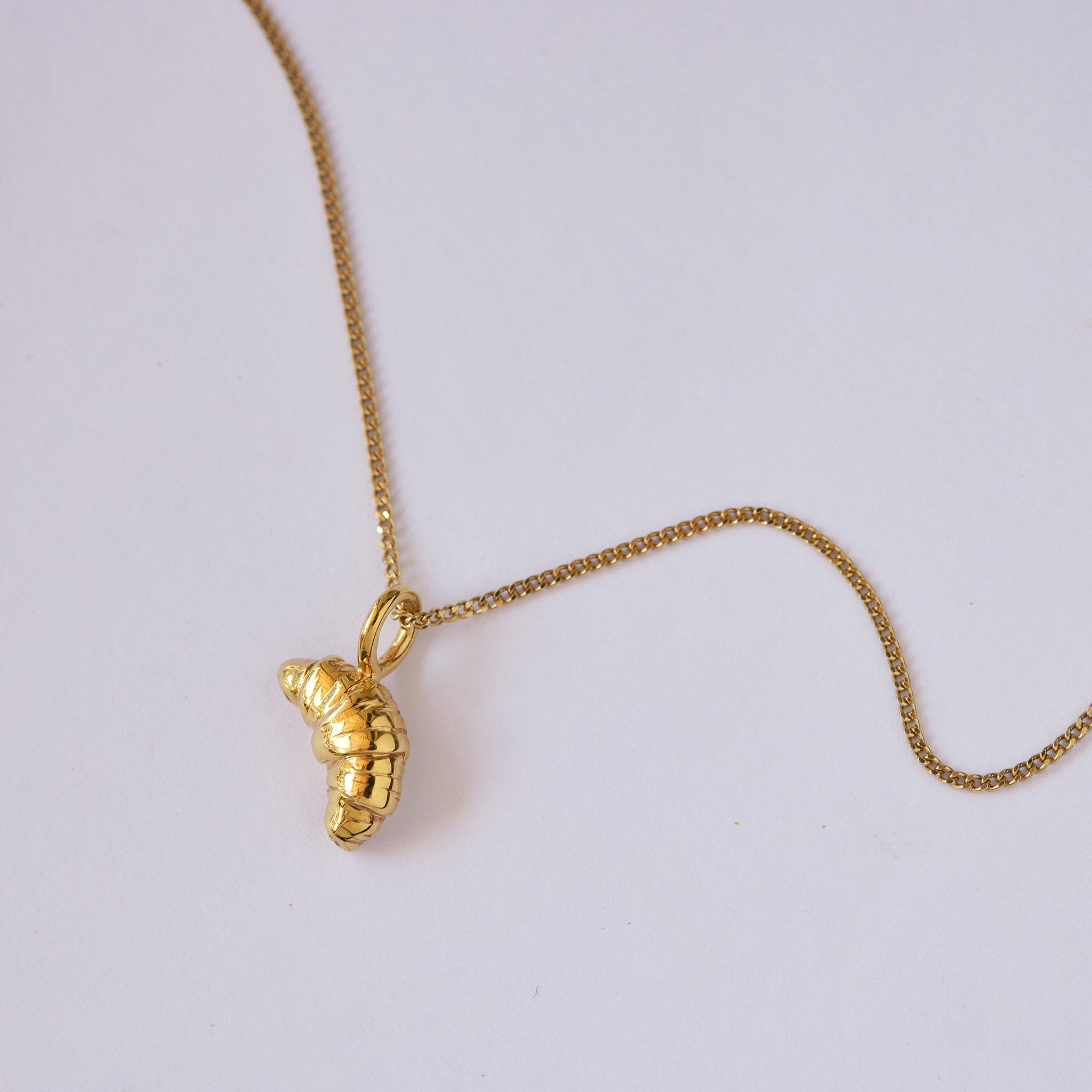 Croissant Charm Necklace