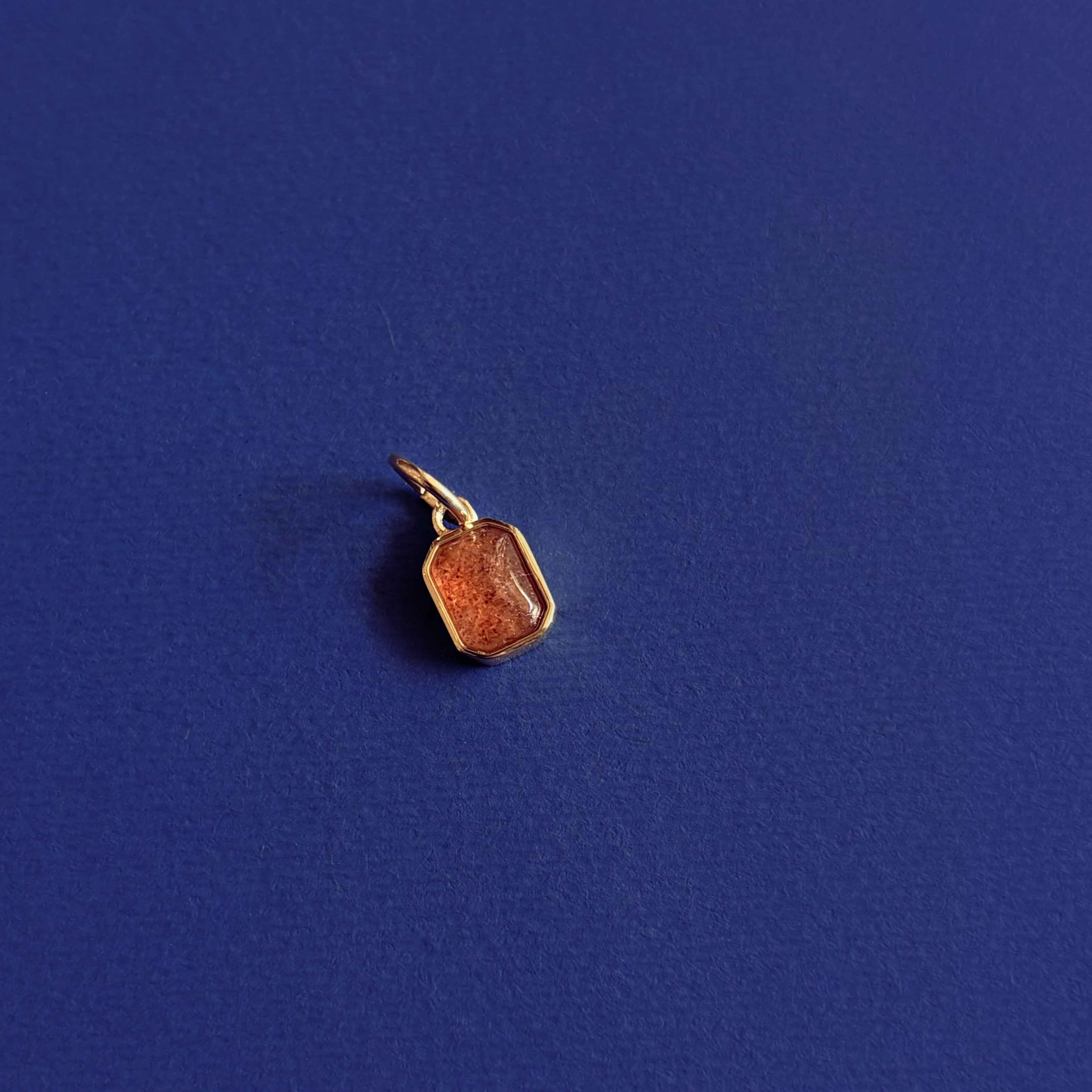 Ice Quartz Bezel set charm