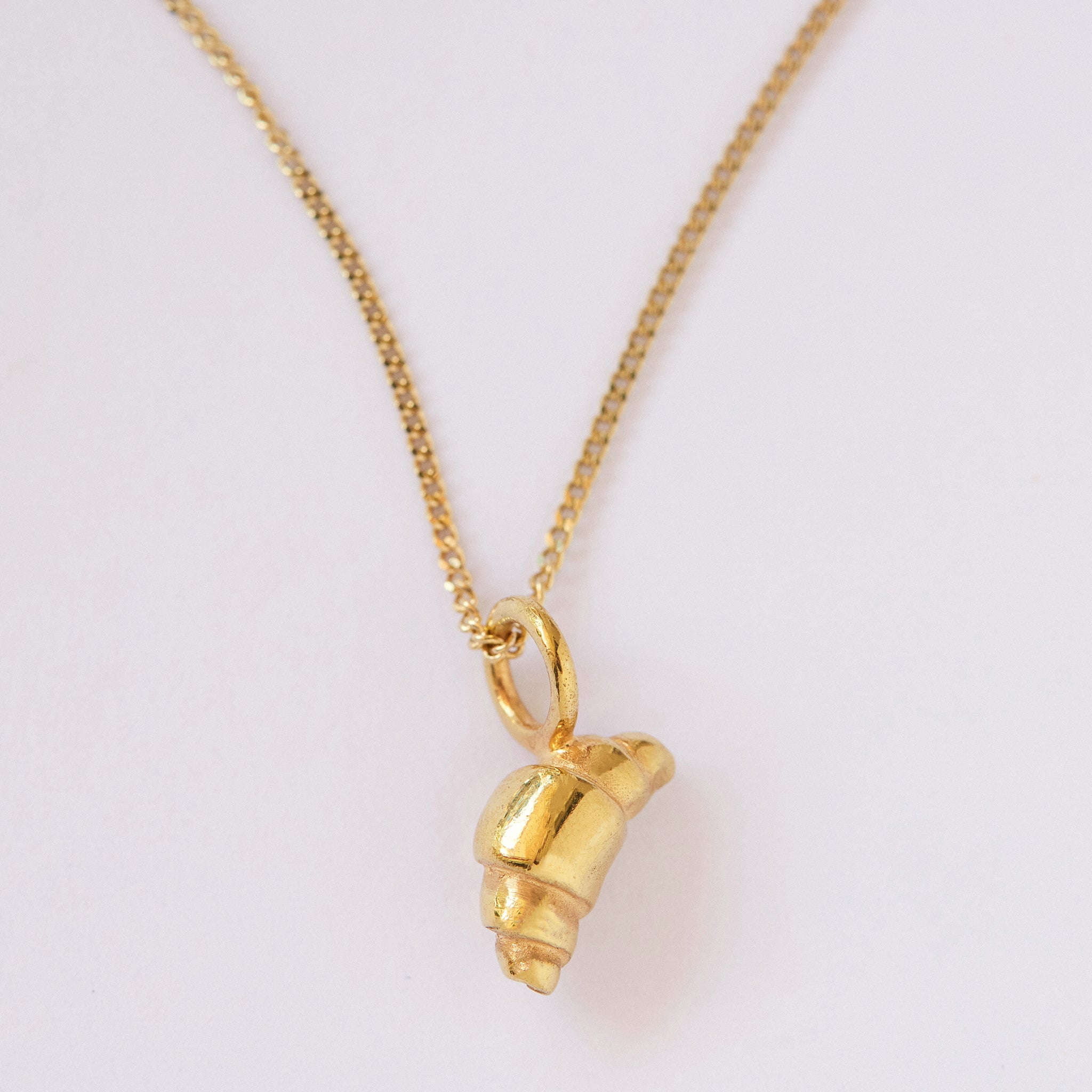 Croissant Charm Necklace