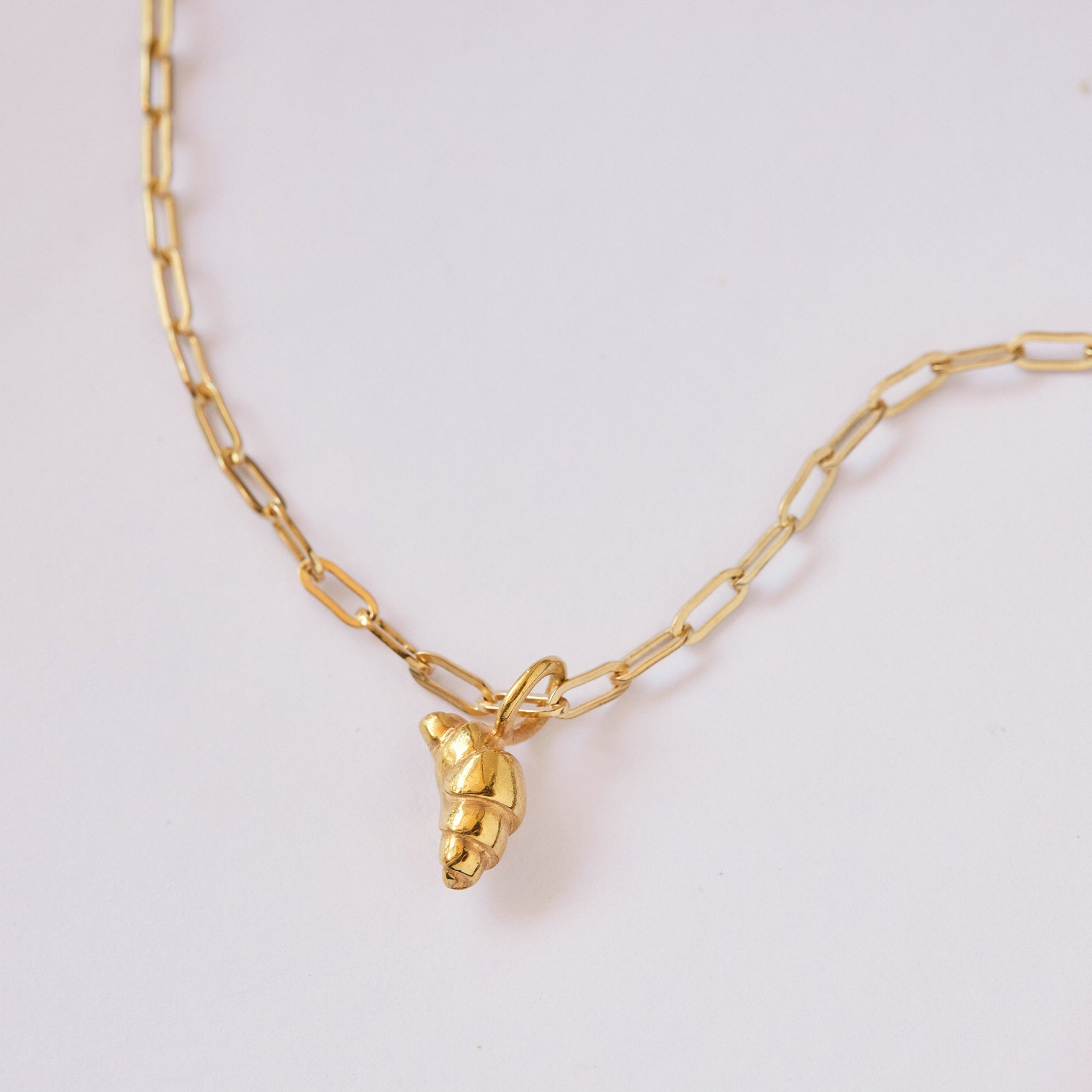 Croissant Charm Necklace