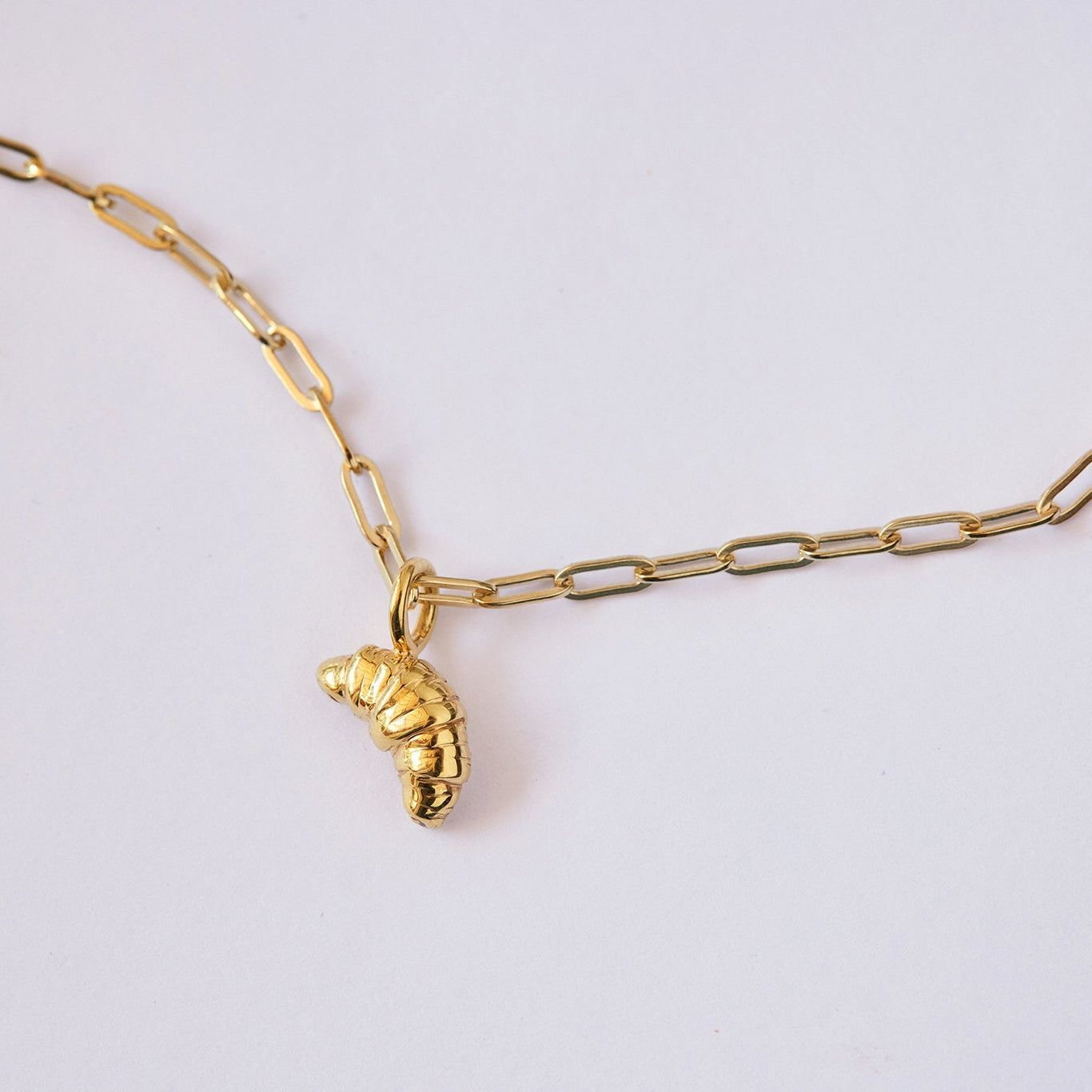 Croissant Charm Necklace