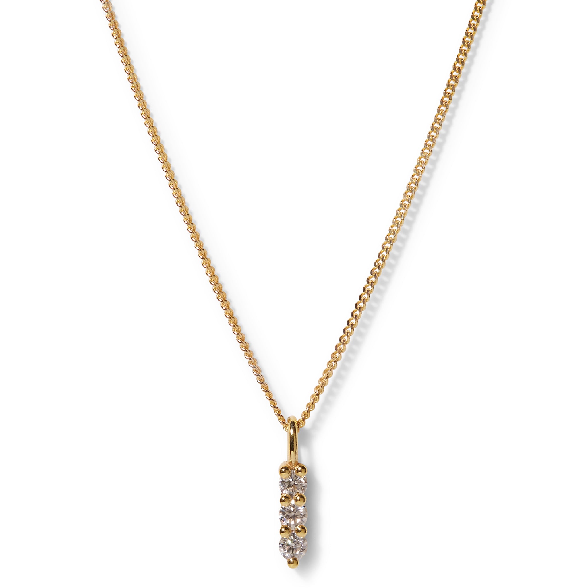 Trio Gemstone Necklace