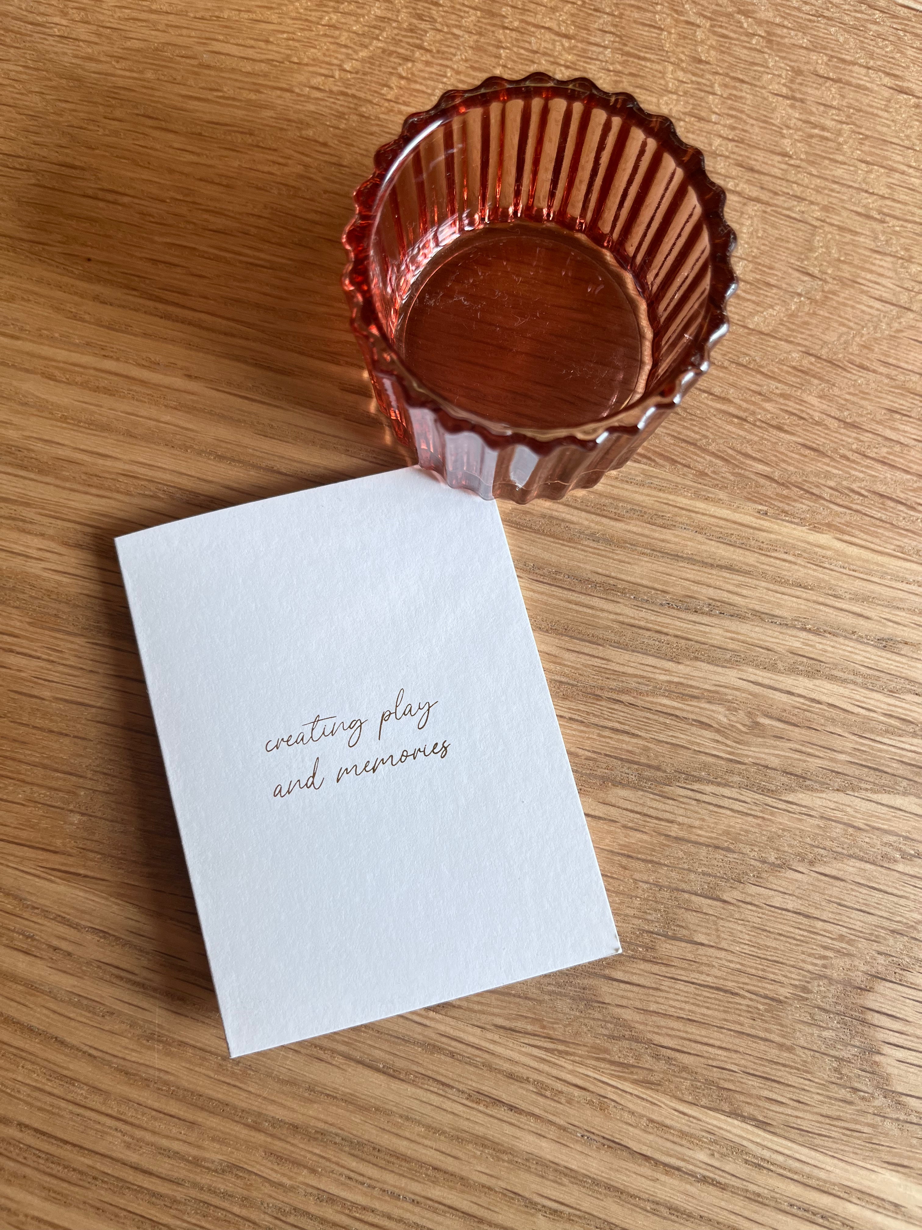 Gift Card with personalised message