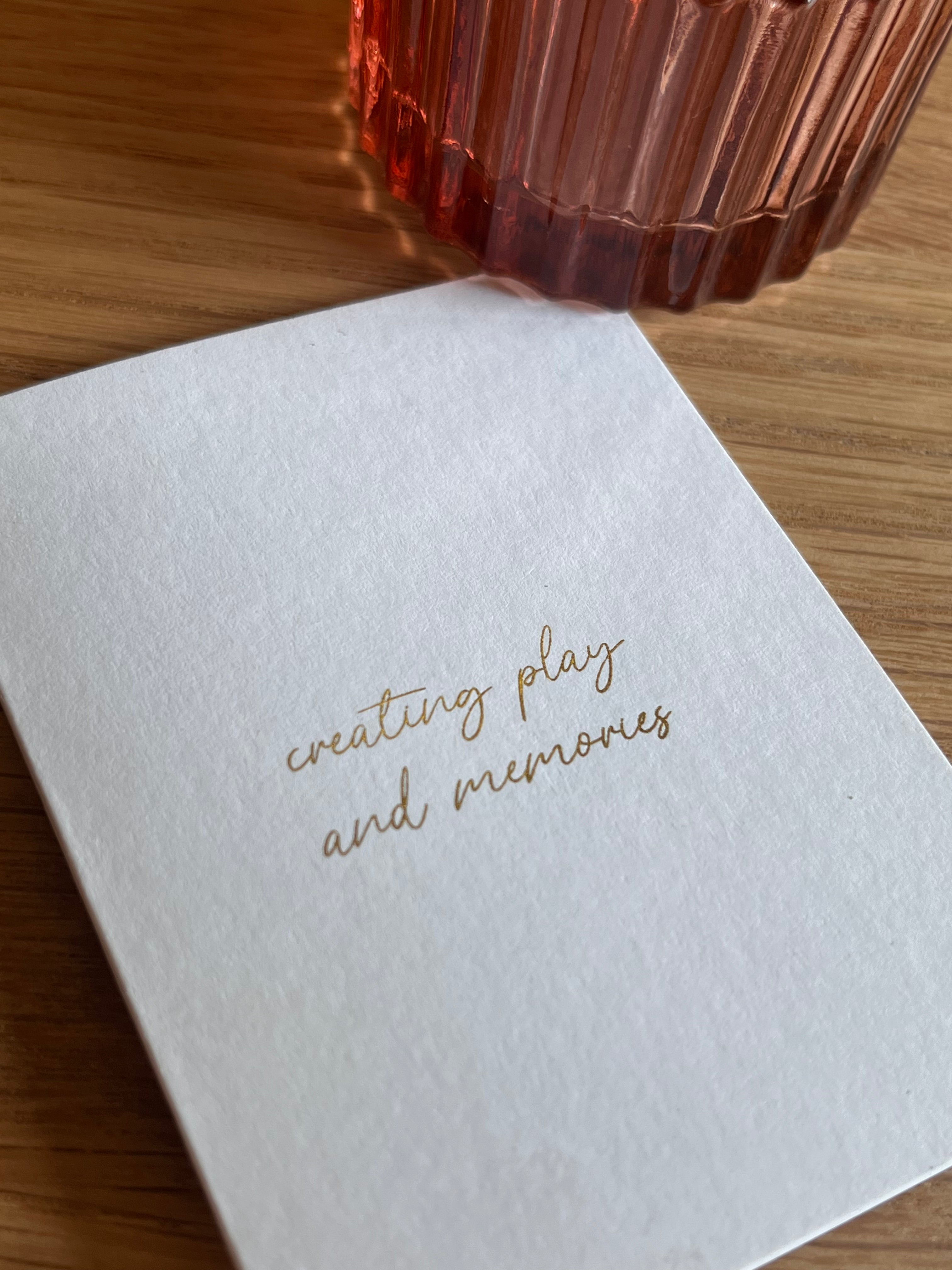 Gift Card with personalised message