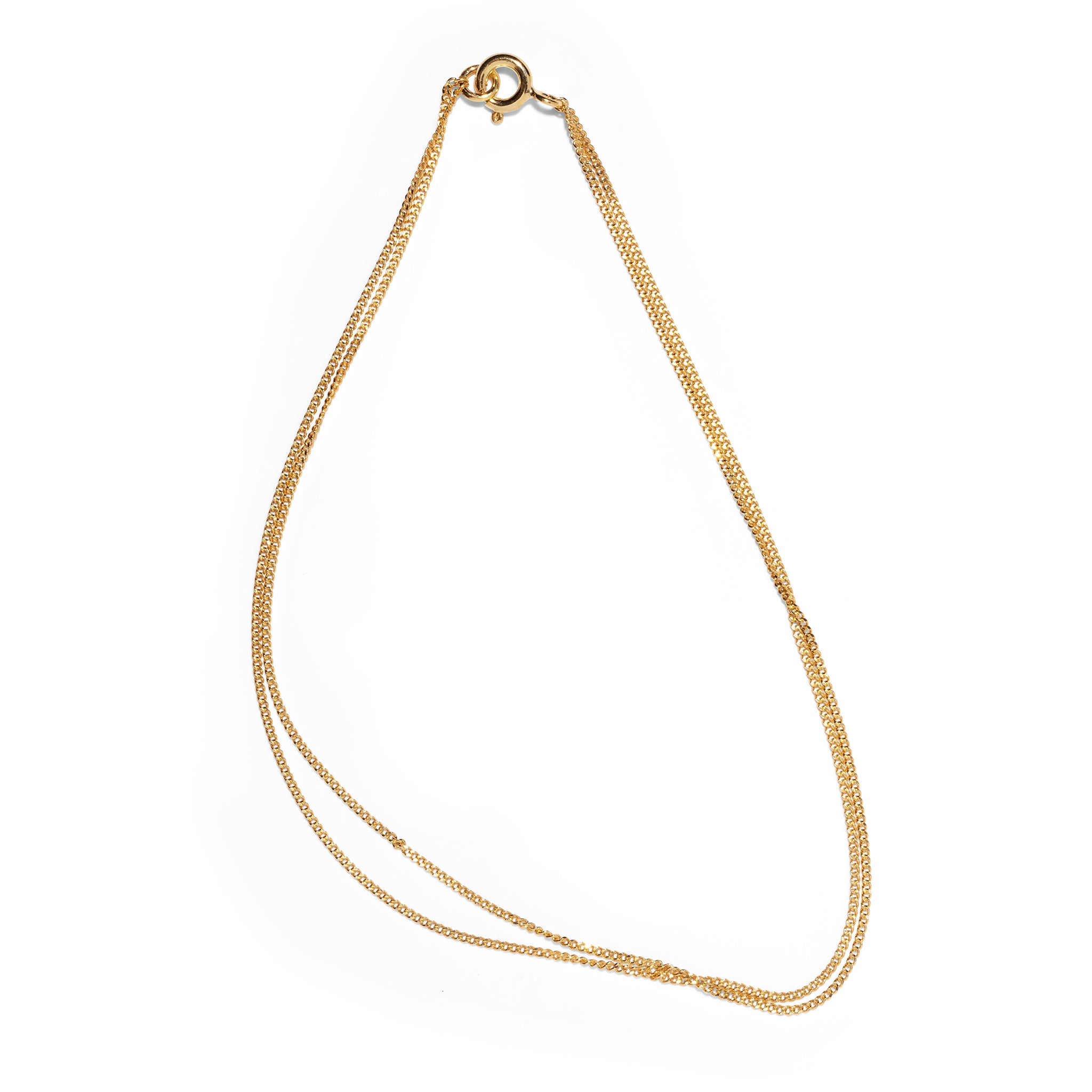 Double Curb Anklet