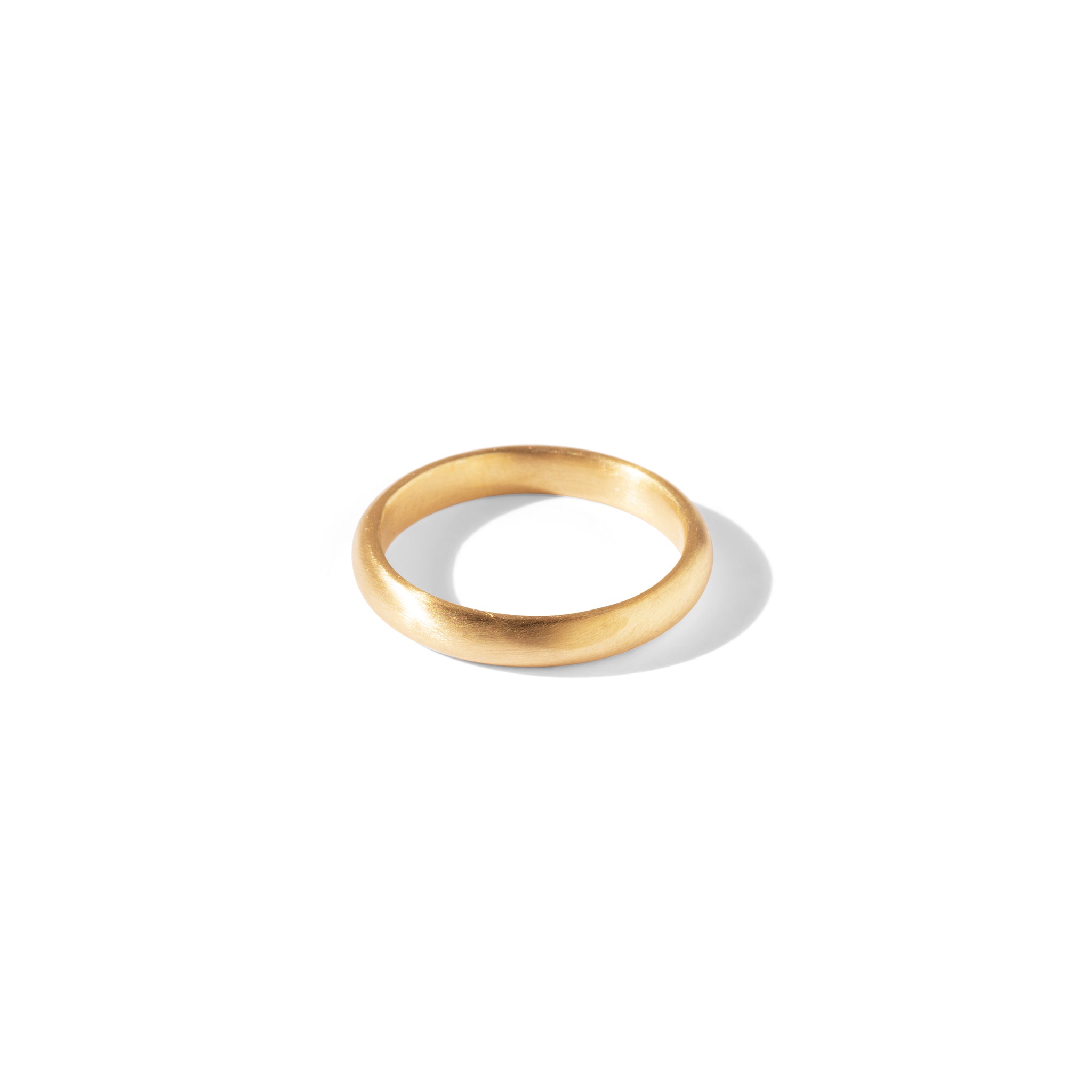 9ct Gold Gents Half Round Band