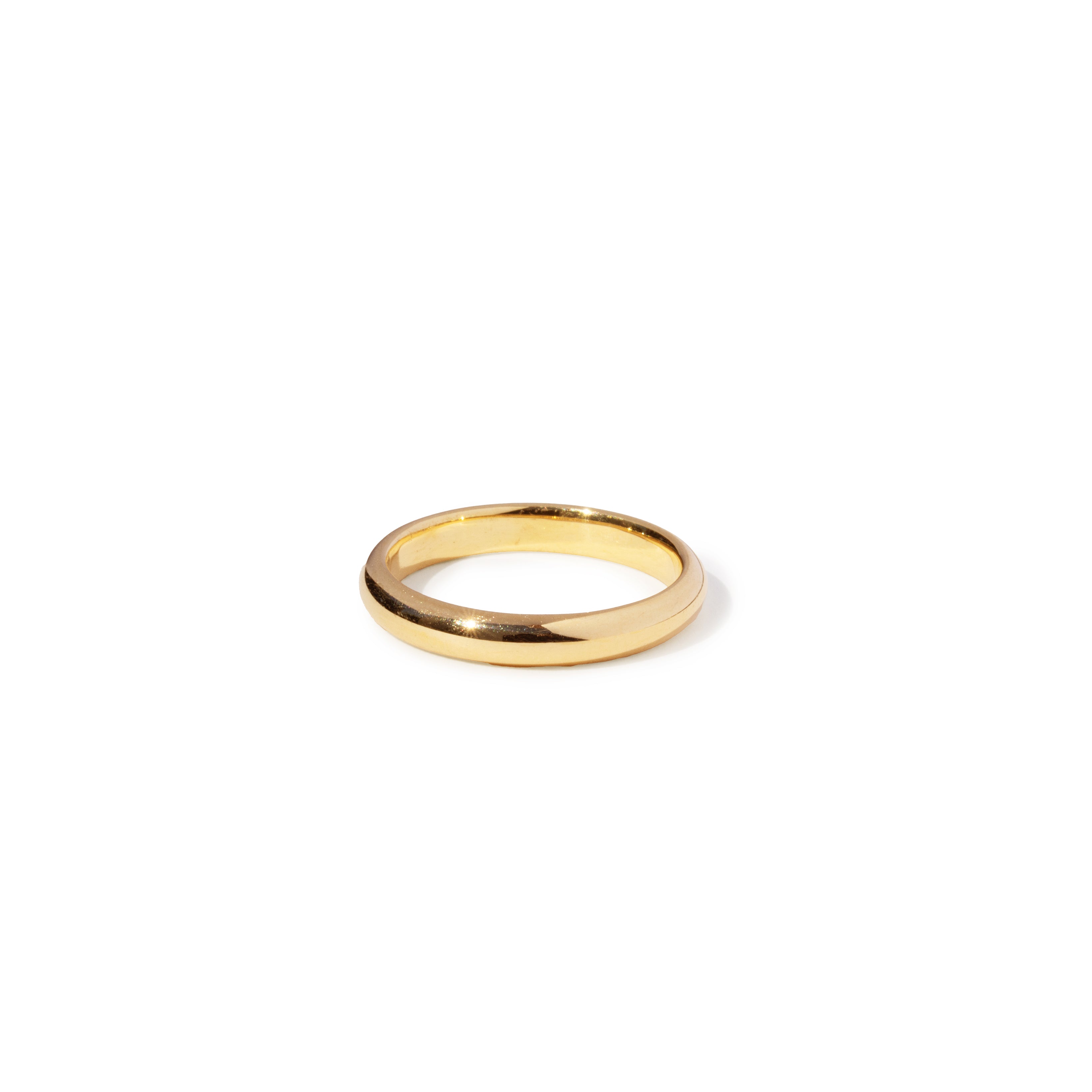 9ct Gold Gents Half Round Band
