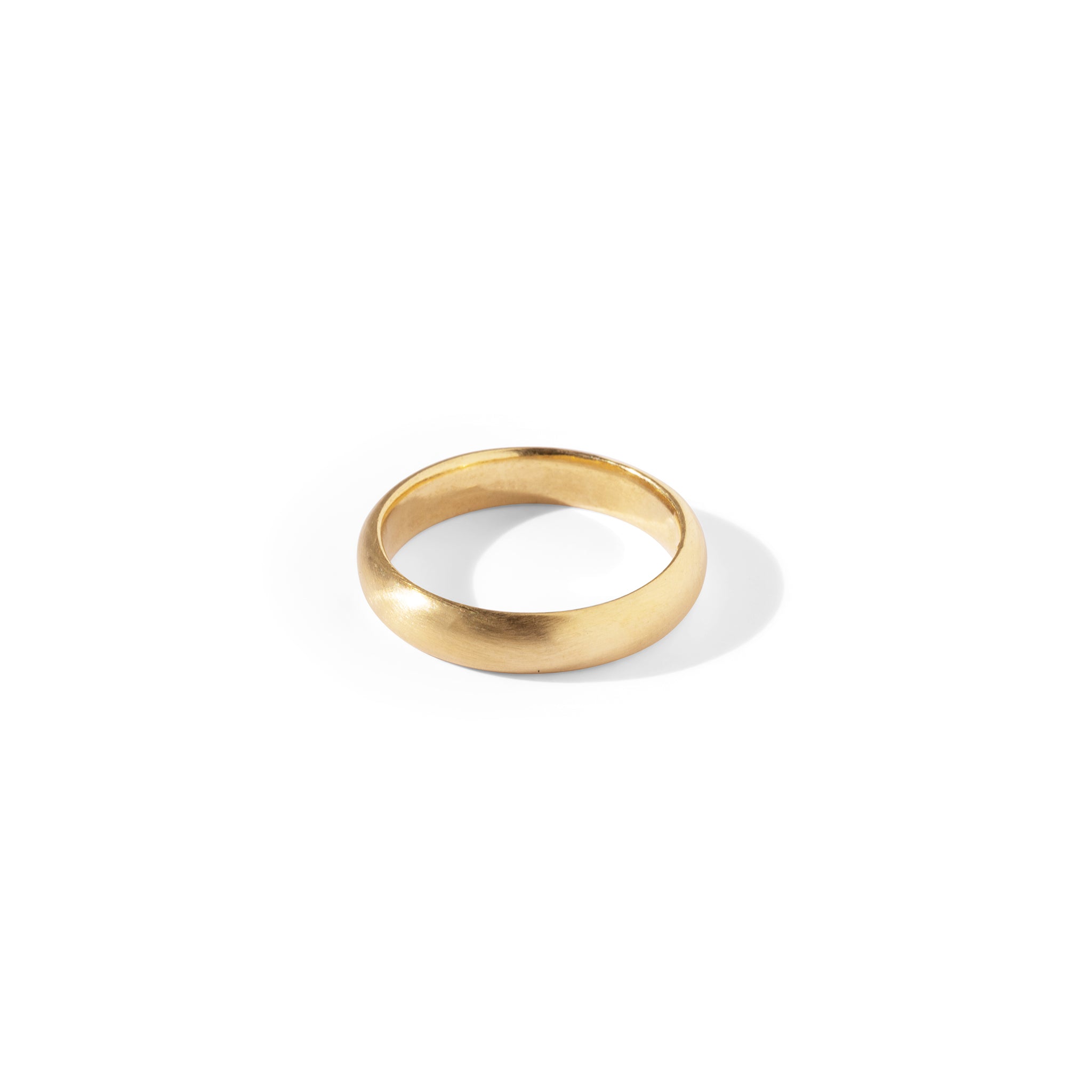 9ct Gold Gents Half Round Band