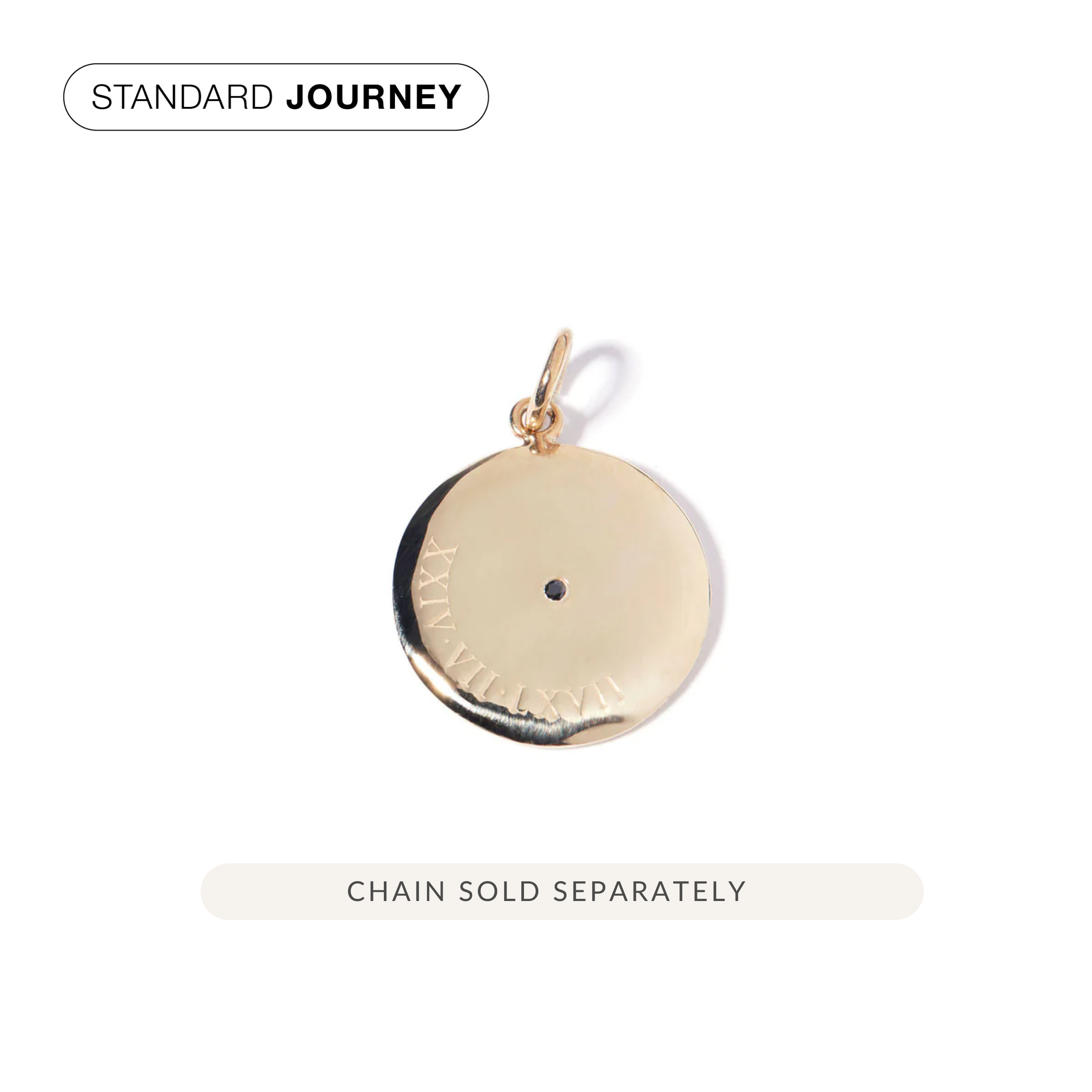 9ct Standard Journey Pendant