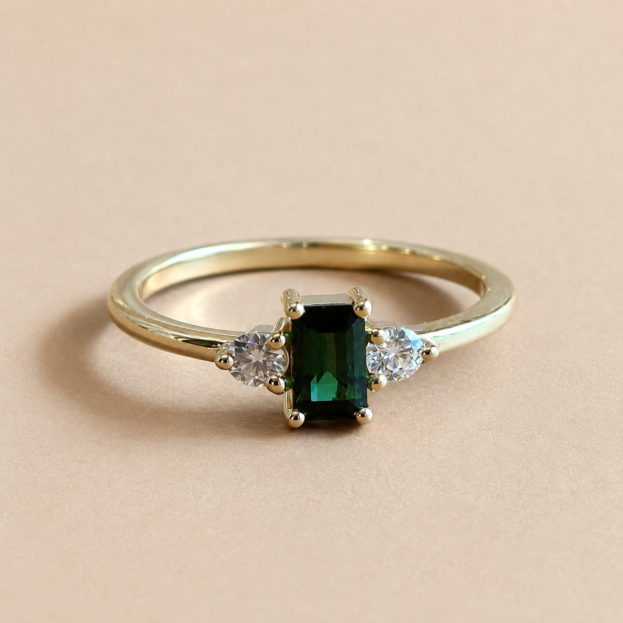 Baguette Trilogy Ring