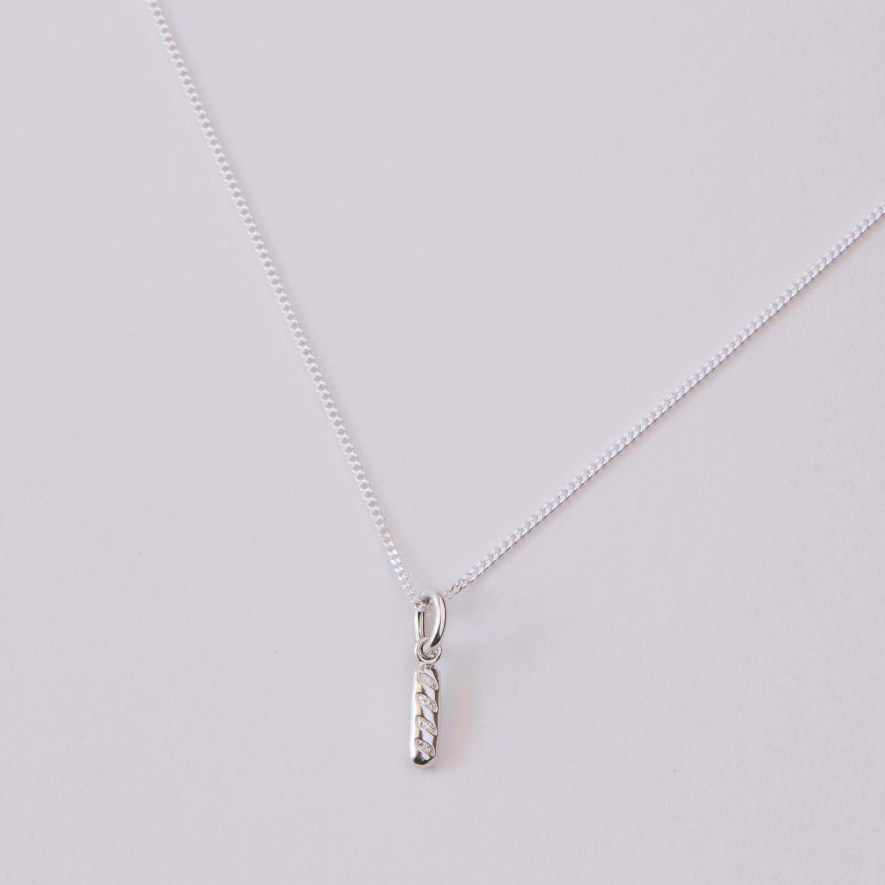 Baguette Charm Necklace