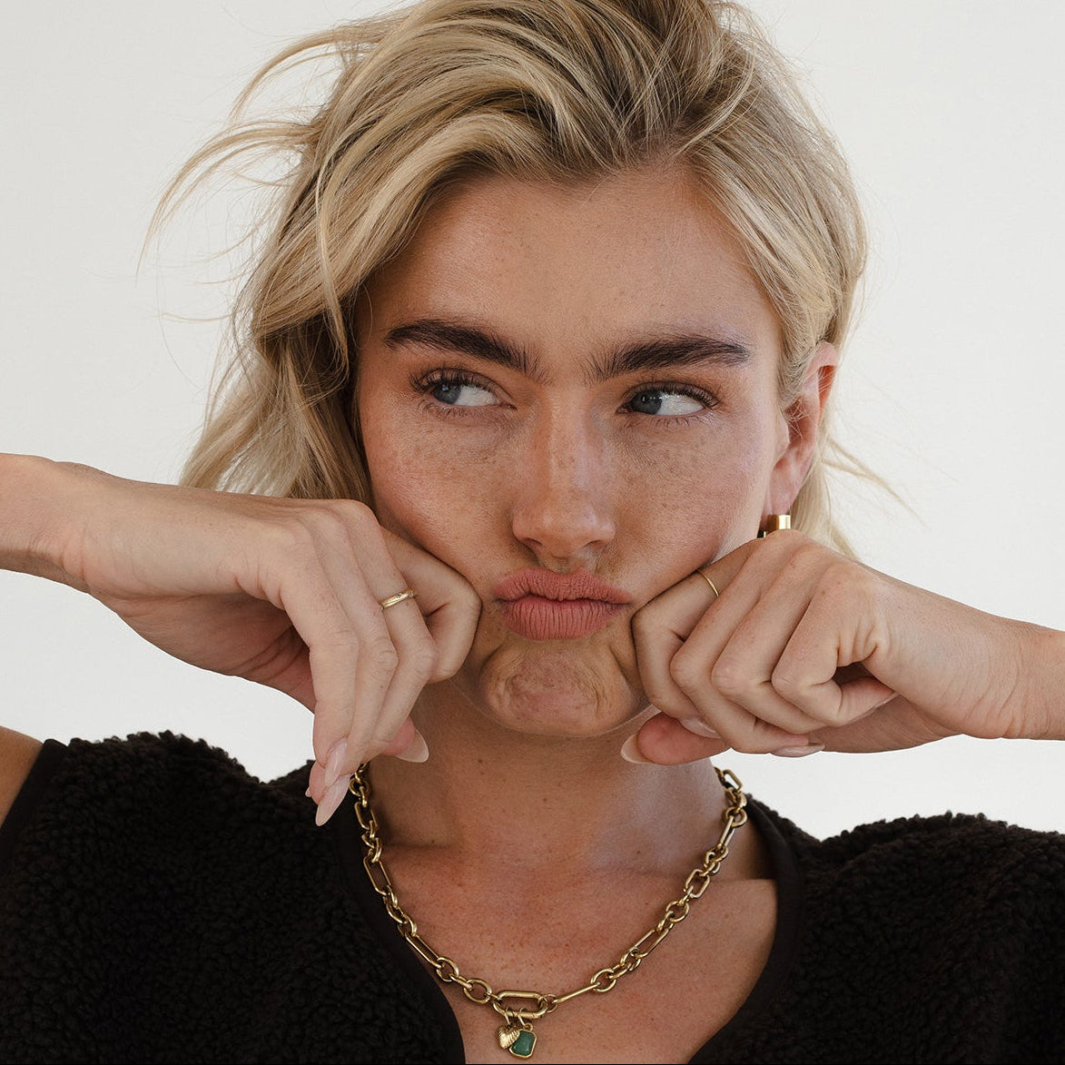 Bold Duo Link Necklace