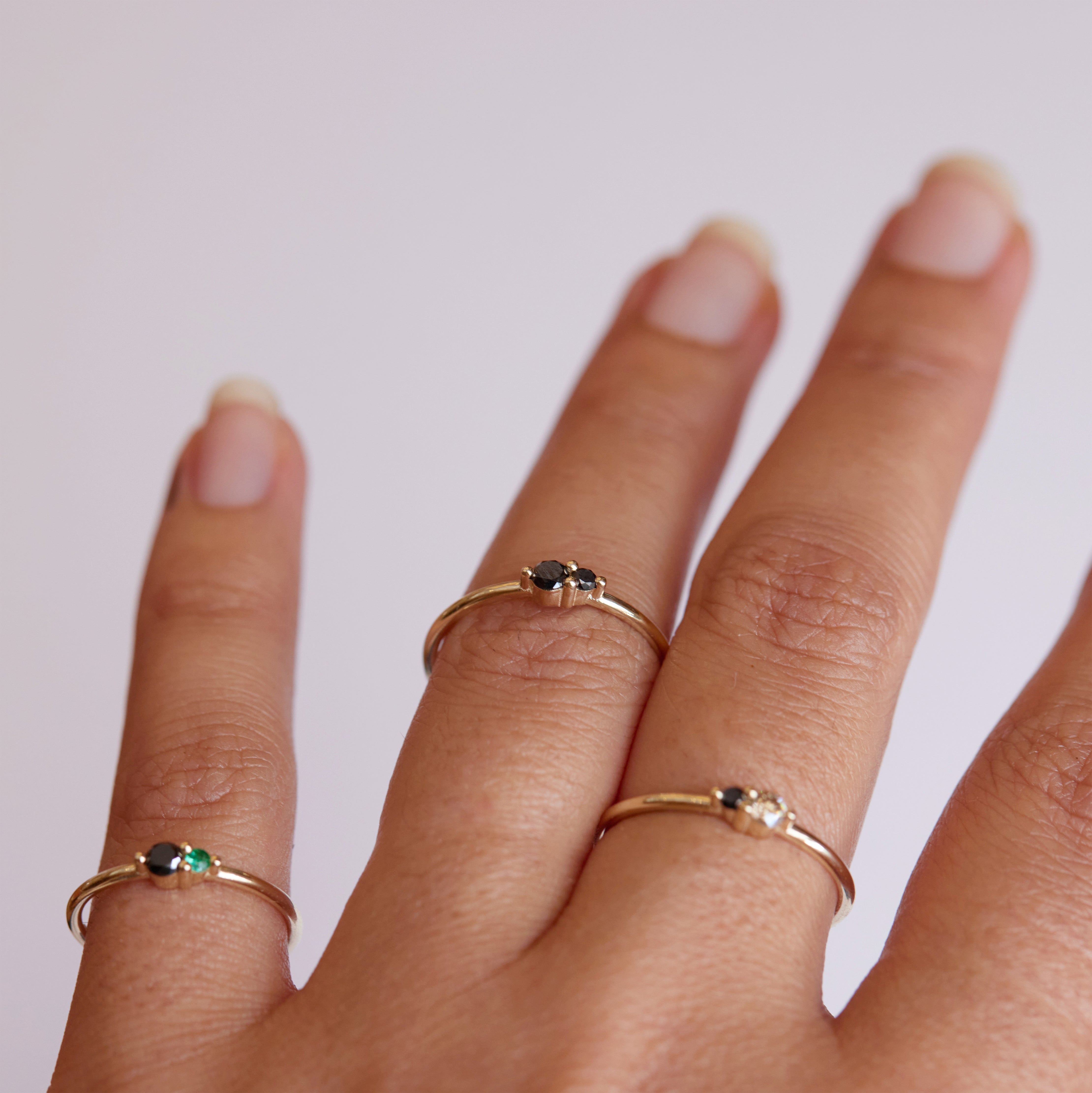 9ct Gold Duet Ring