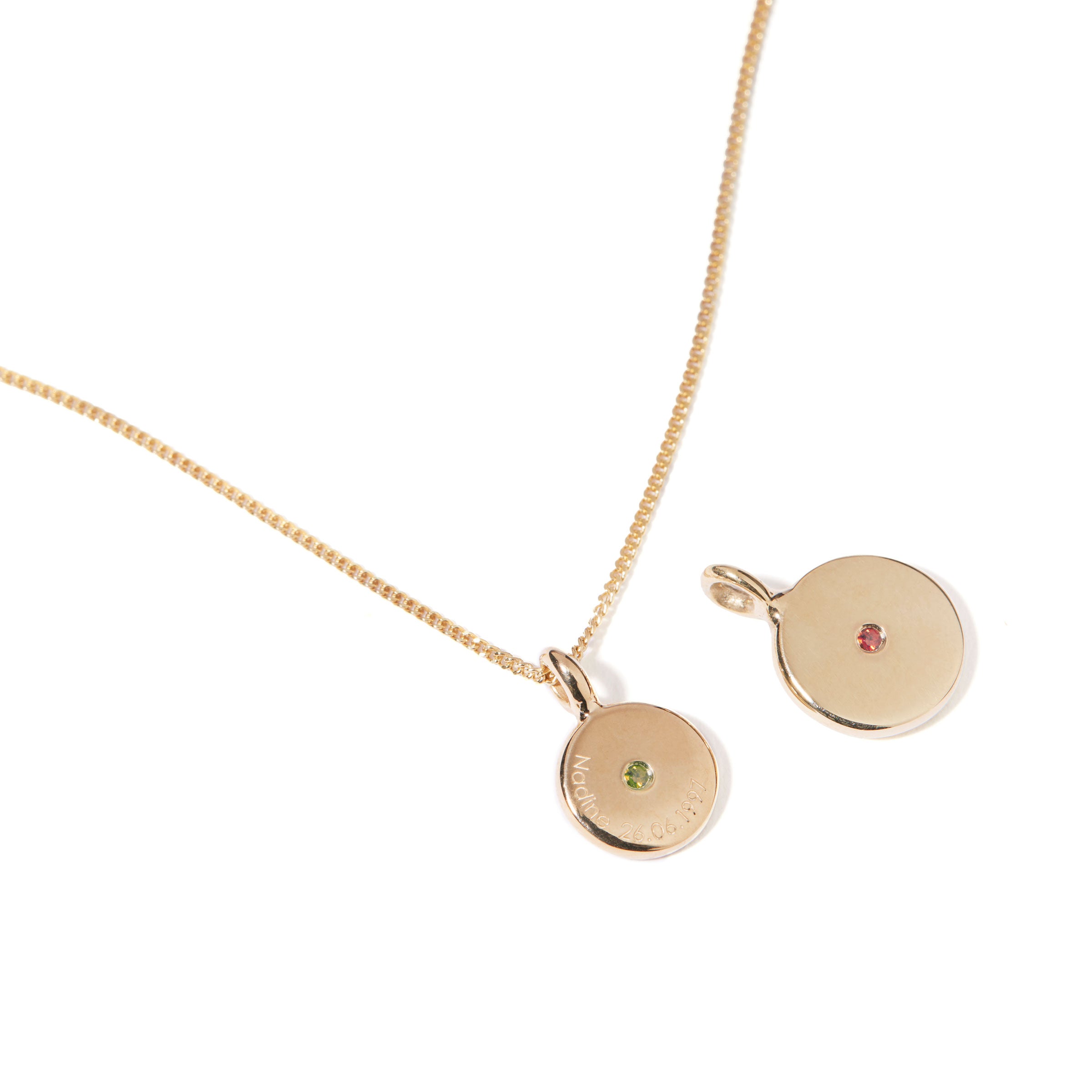 mini moments pendant - yellow gold vermeil