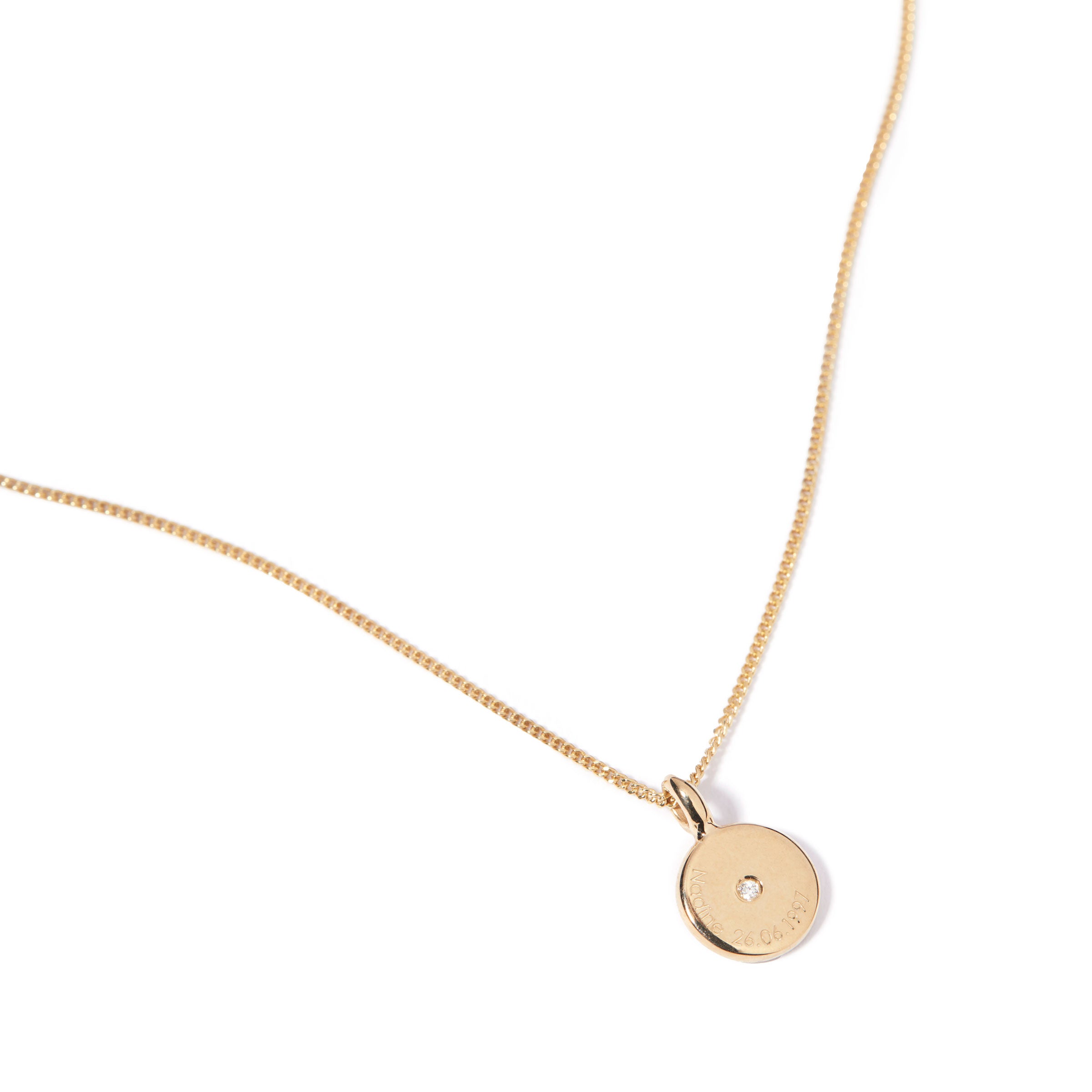 mini moments pendant - 9ct gold