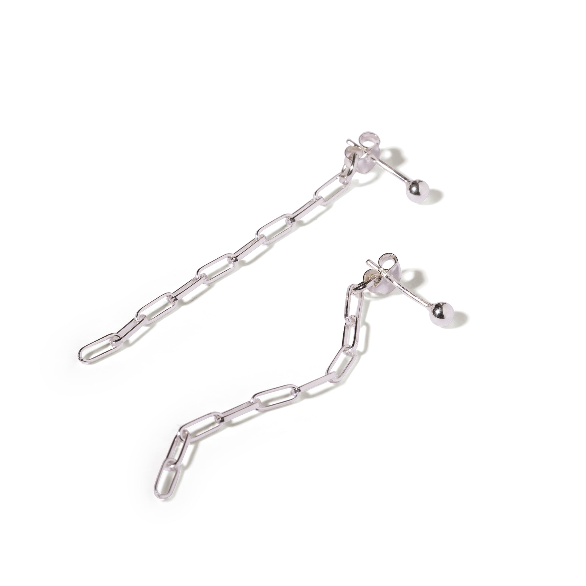 Paperclip Interchangeable Chain Earrings