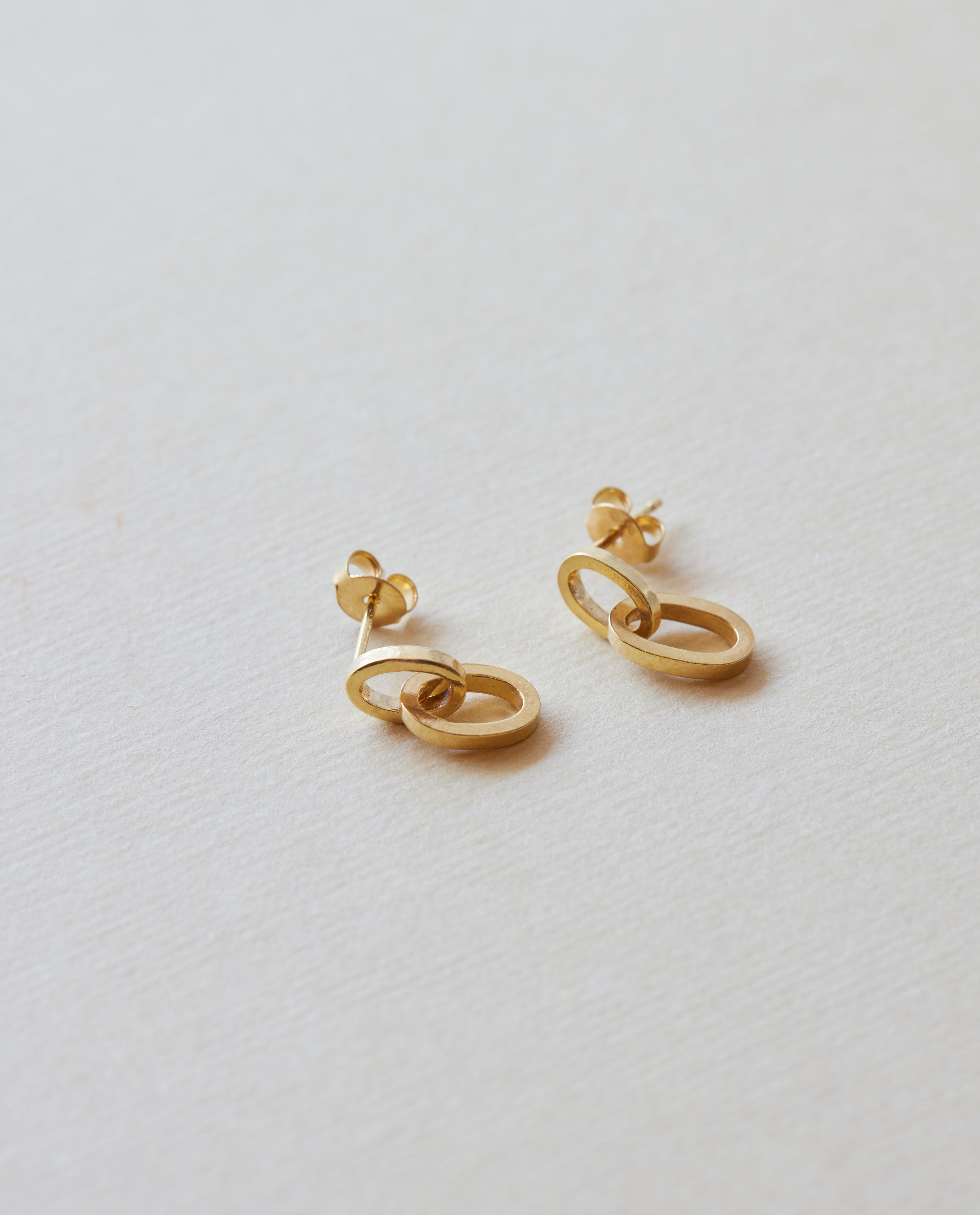 Chunky Oval Link Earring