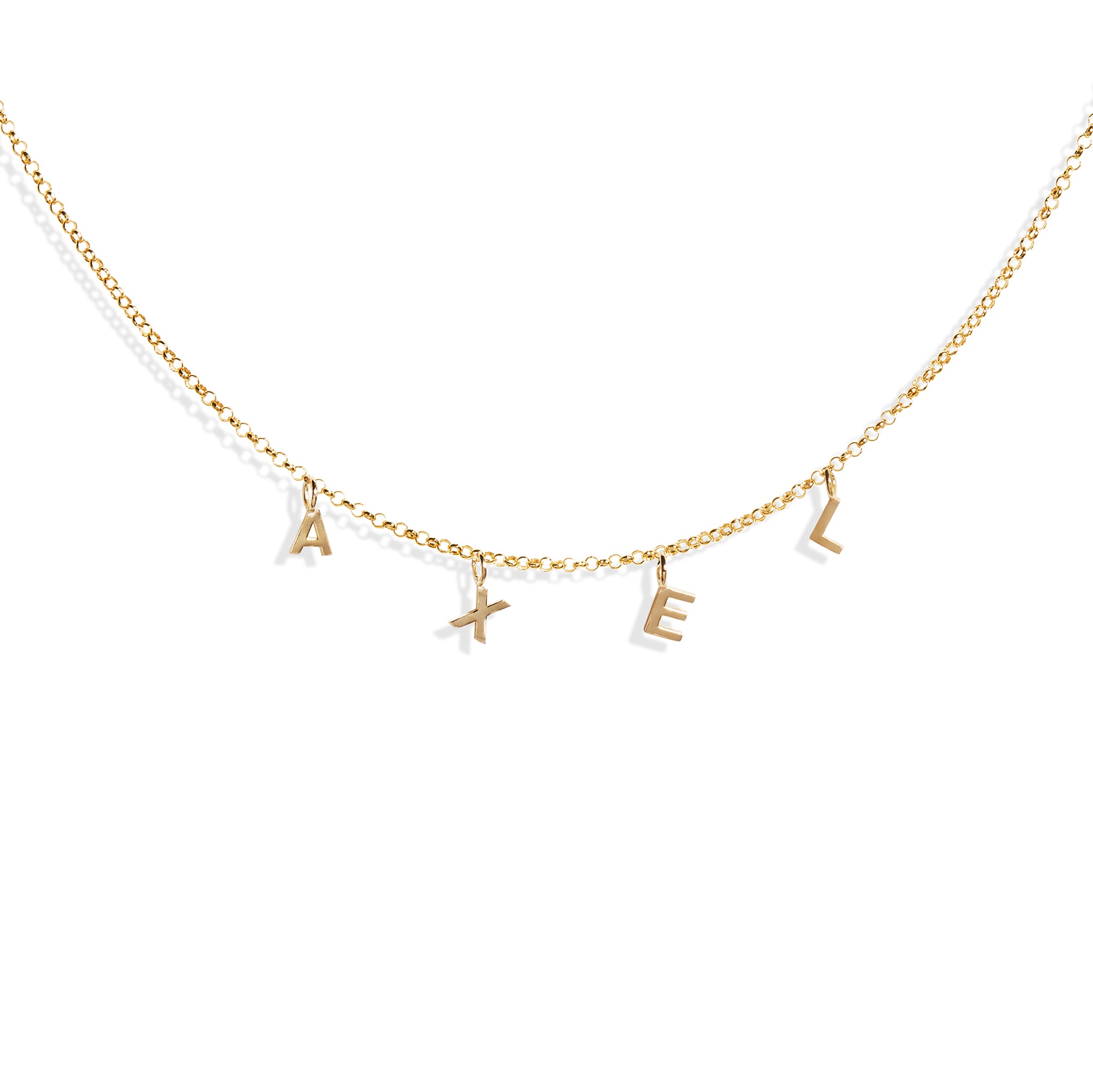Multiple Initial Necklace