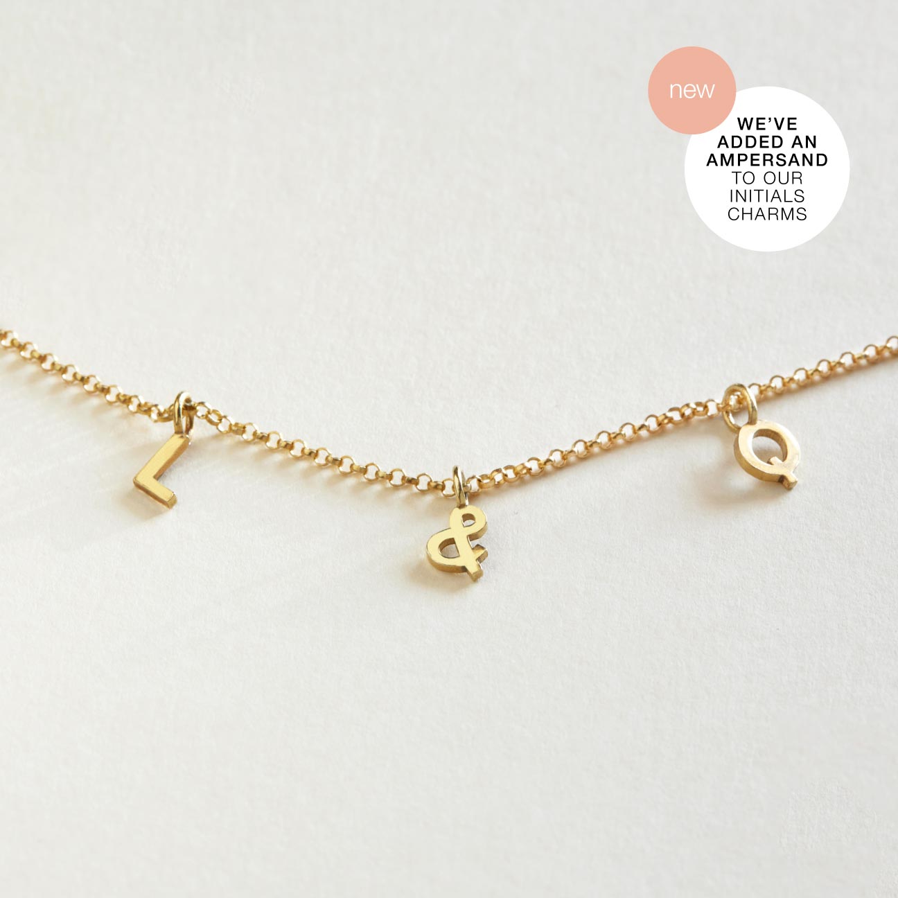 Multiple Initial Necklace