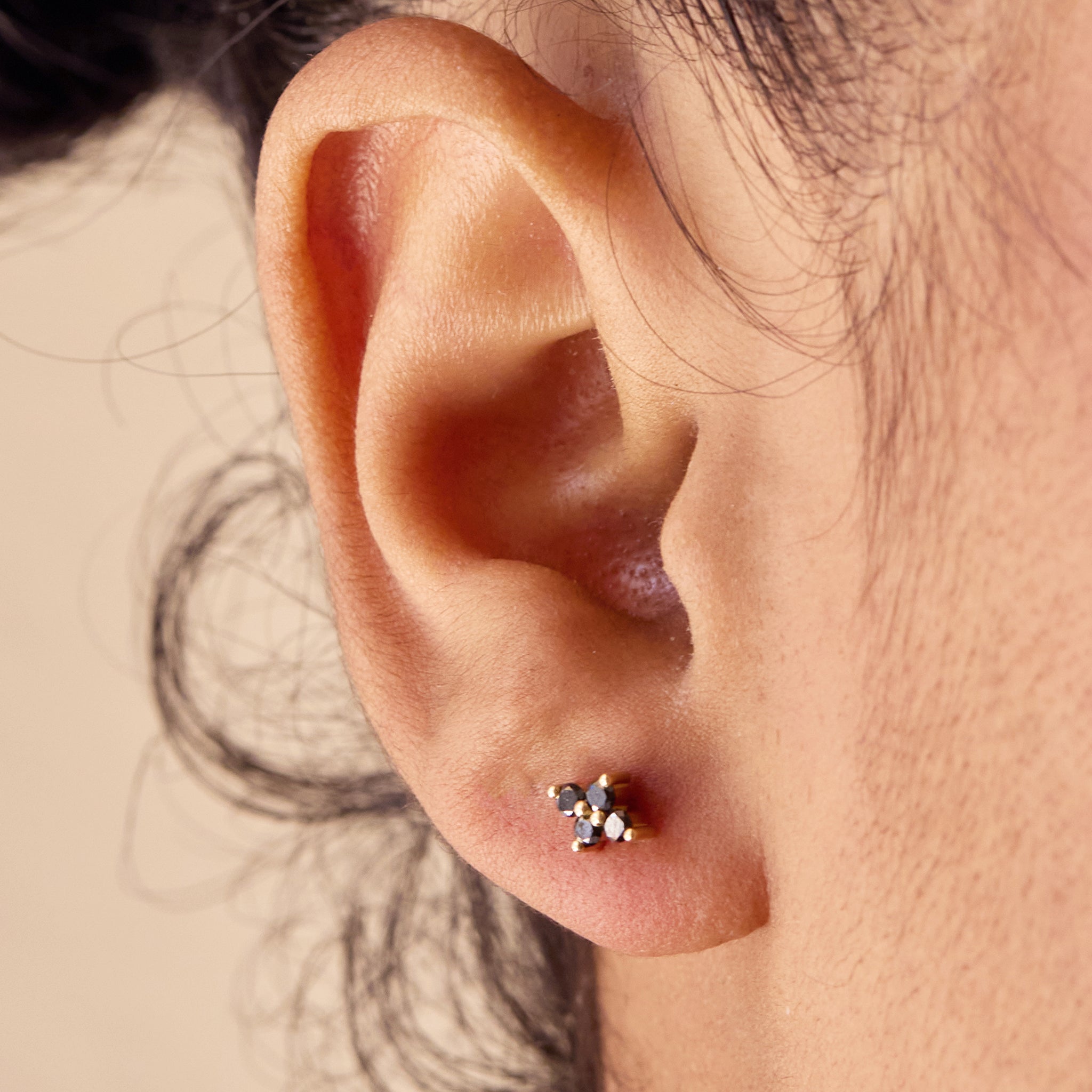 9ct Gold Quattro Studs