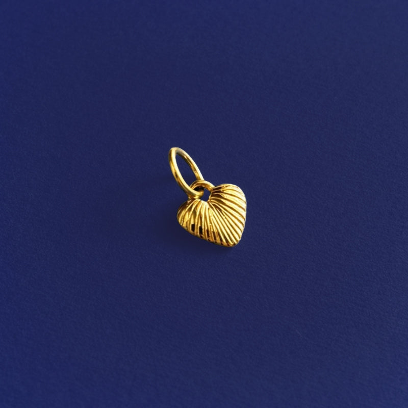 Scalloped Heart charm