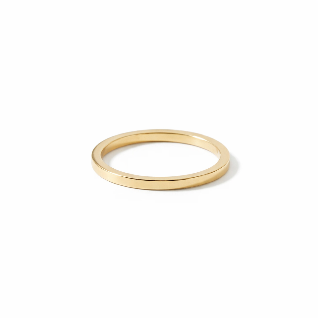9ct Gold Square Band