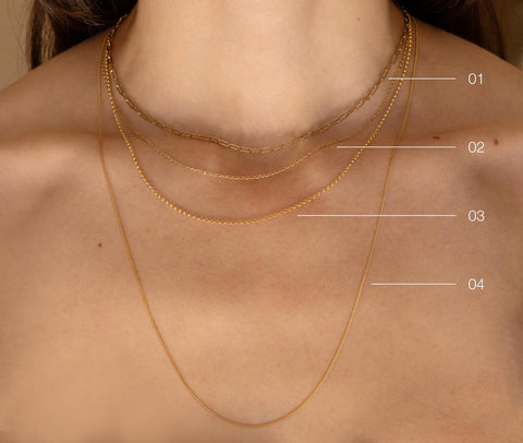 Necklace size guide