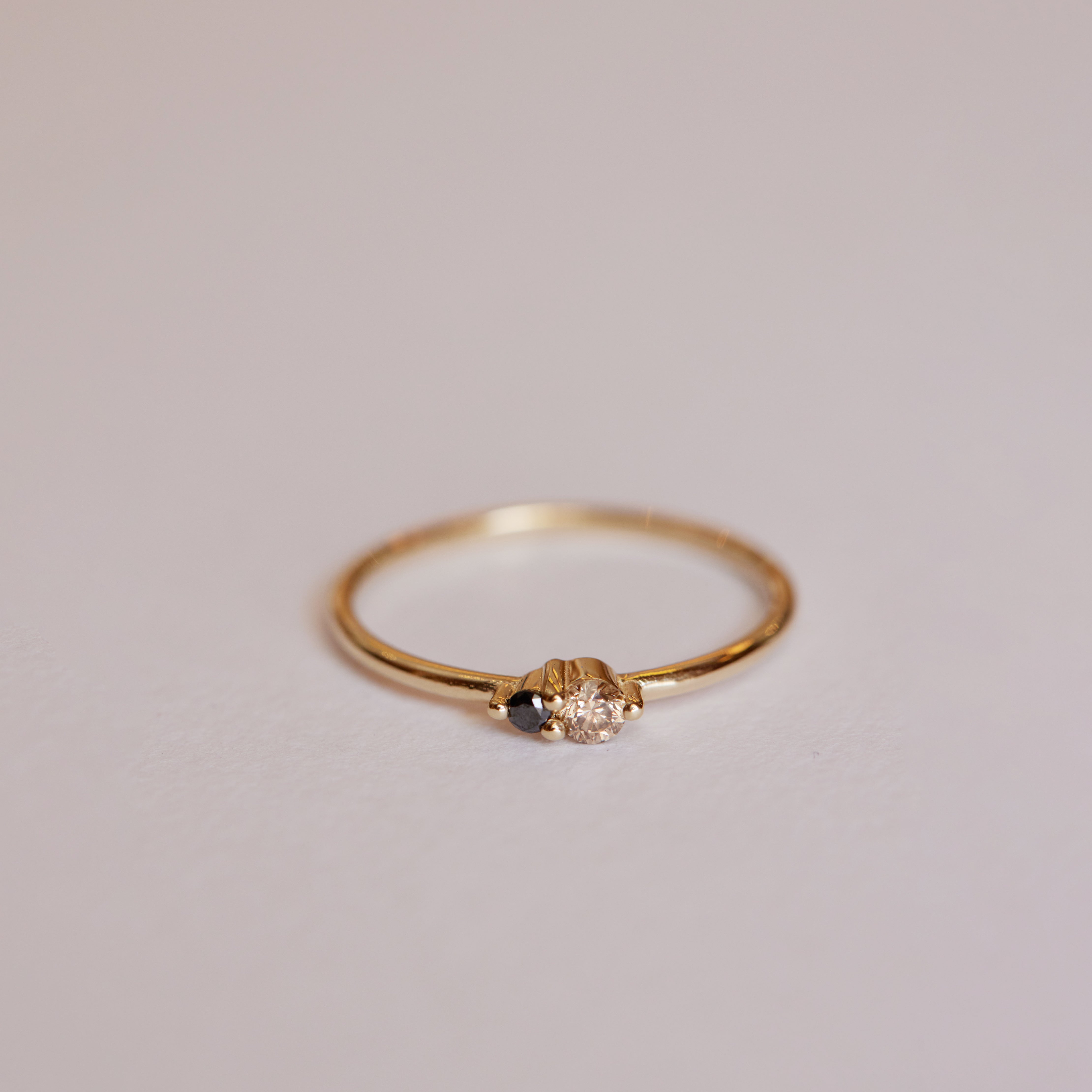 9ct Gold Duet Ring
