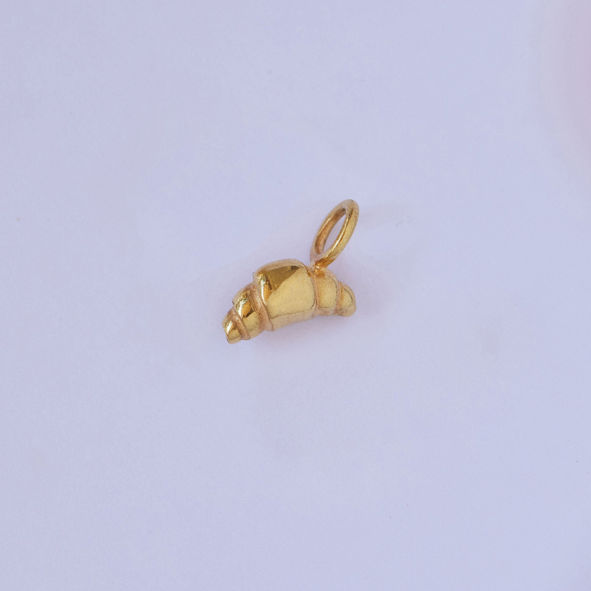 9ct Solid Gold Croissant Charm