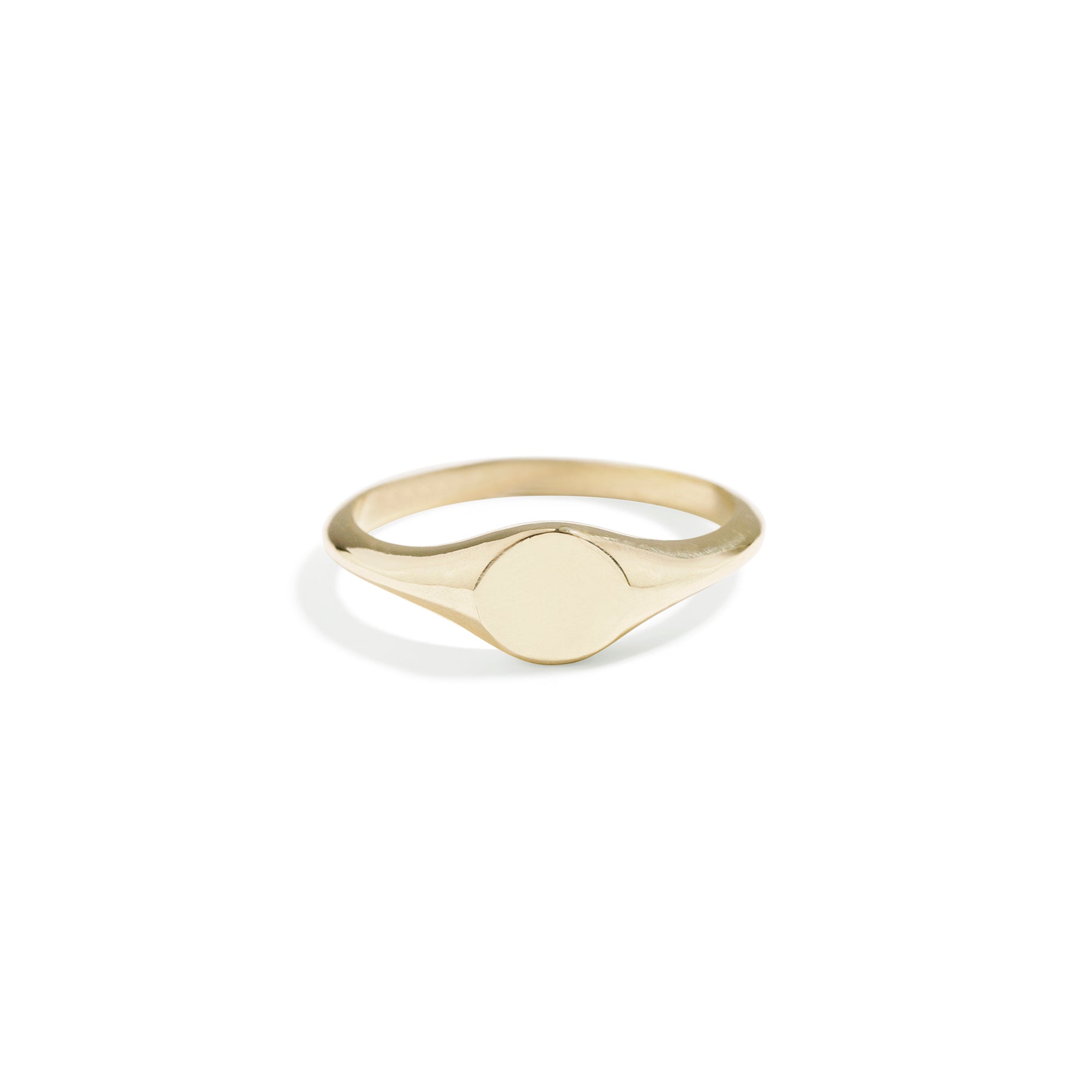9ct Gold Circle Signet