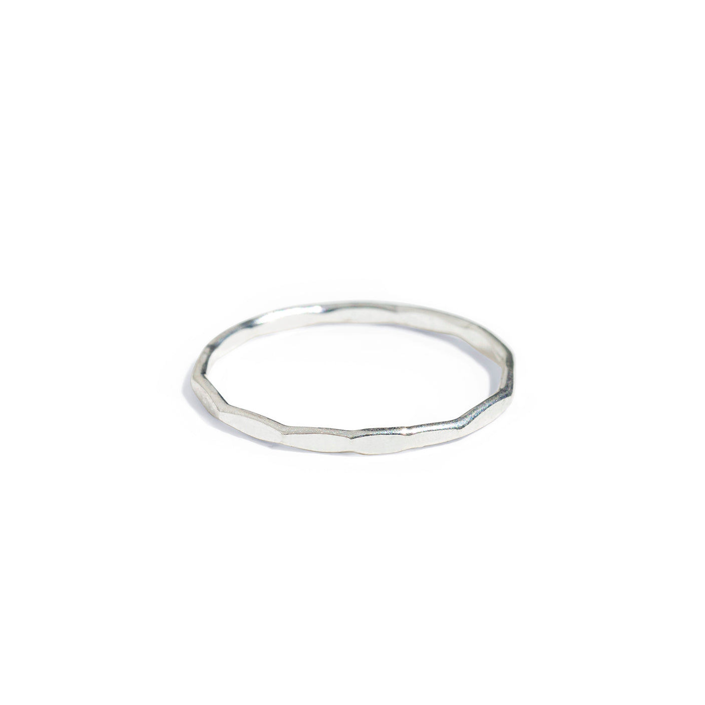 Hammered Stack Ring