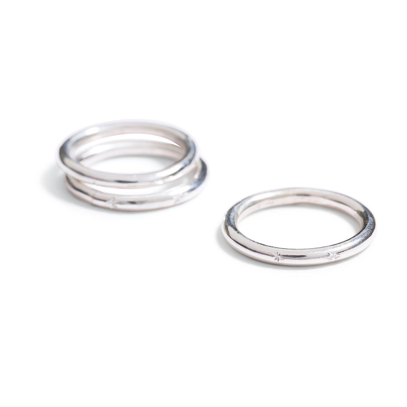 Star Engraved Ring