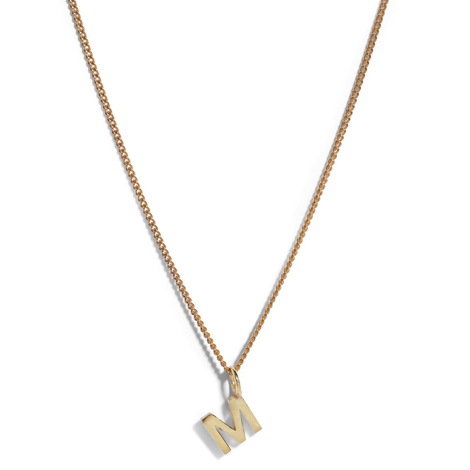 Tiny Initial Necklace 45cm