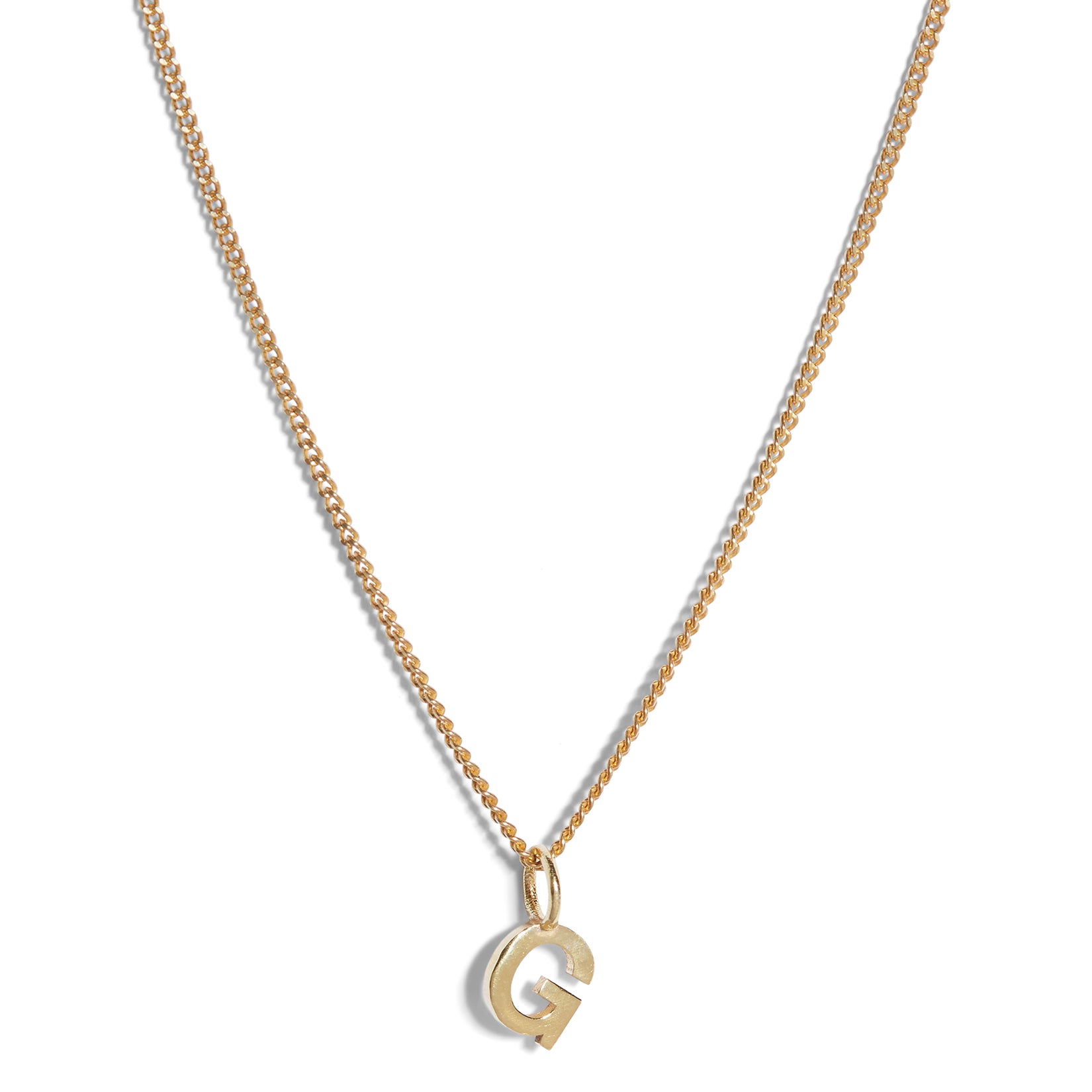 Tiny Initial Necklace 45cm