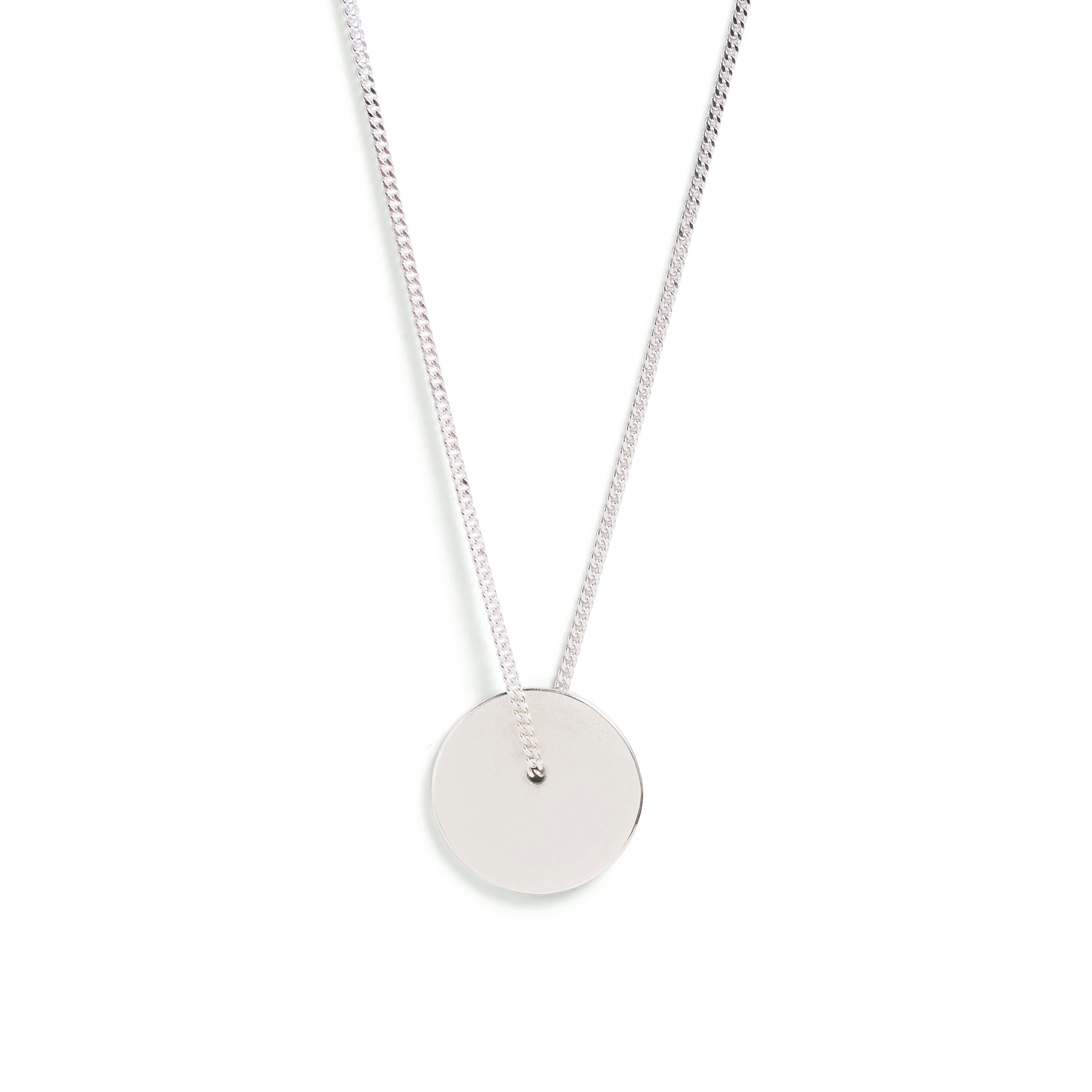 Solid Disc Necklace