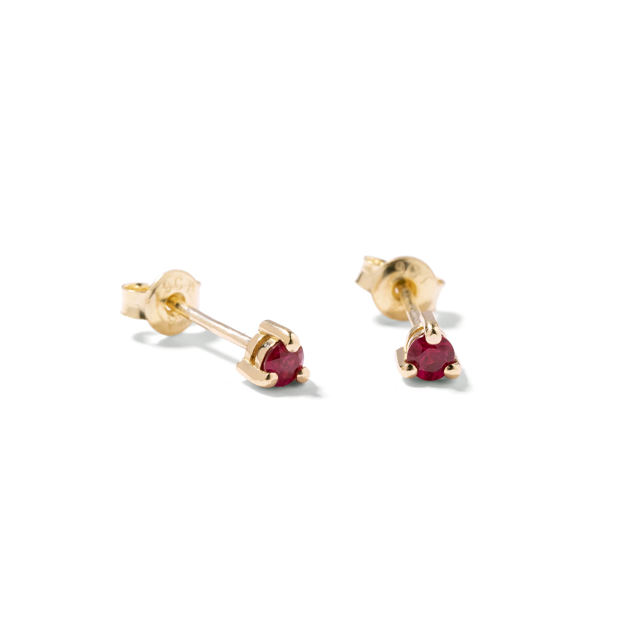 9ct Three Claw studs