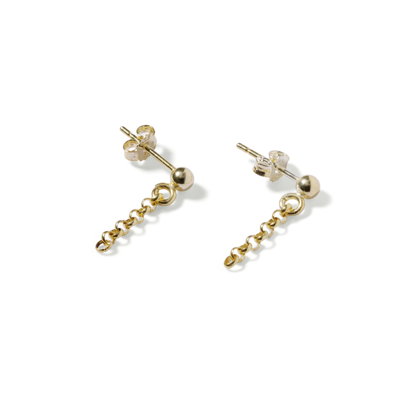 Charm Studs - Chain