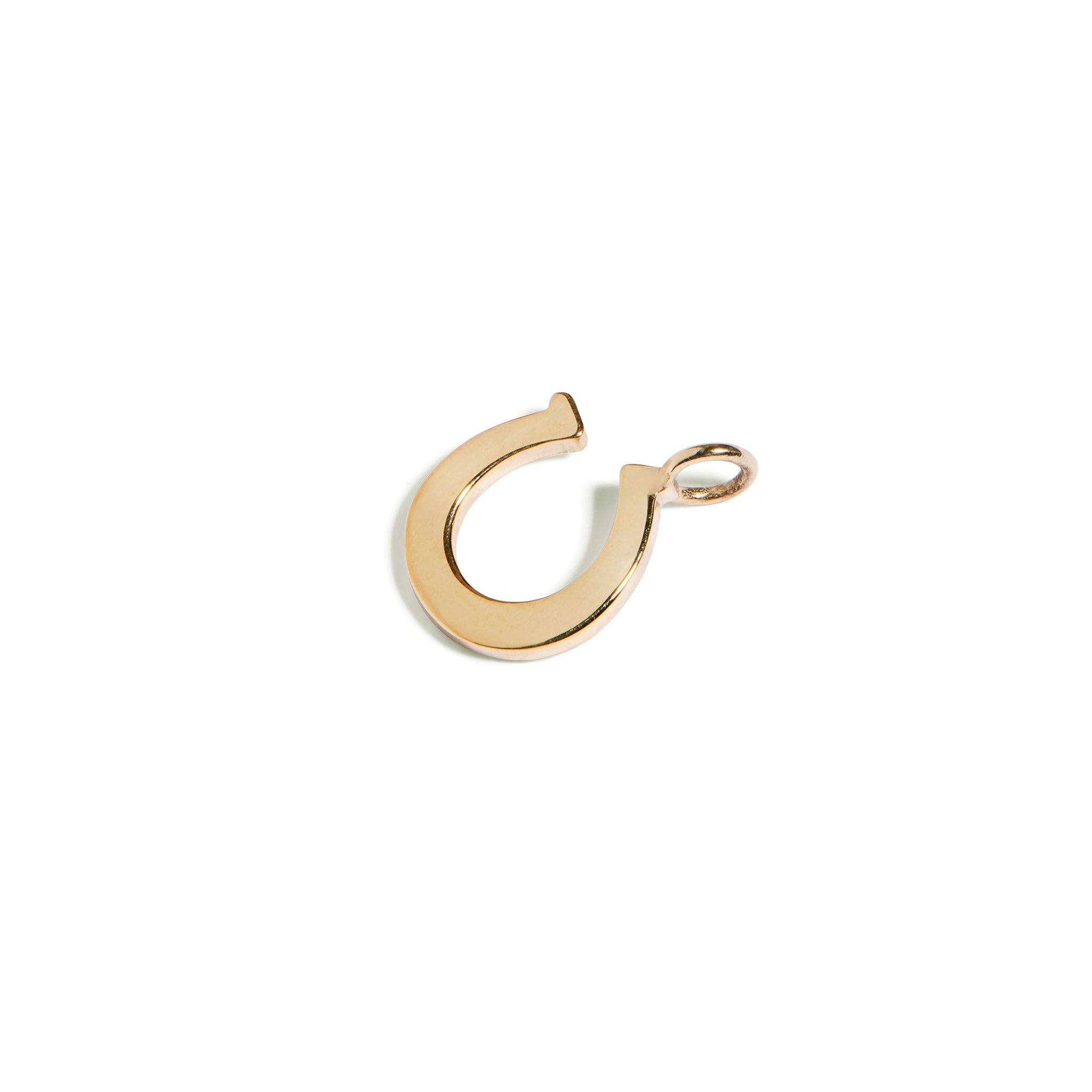 9ct gold horseshoe charm