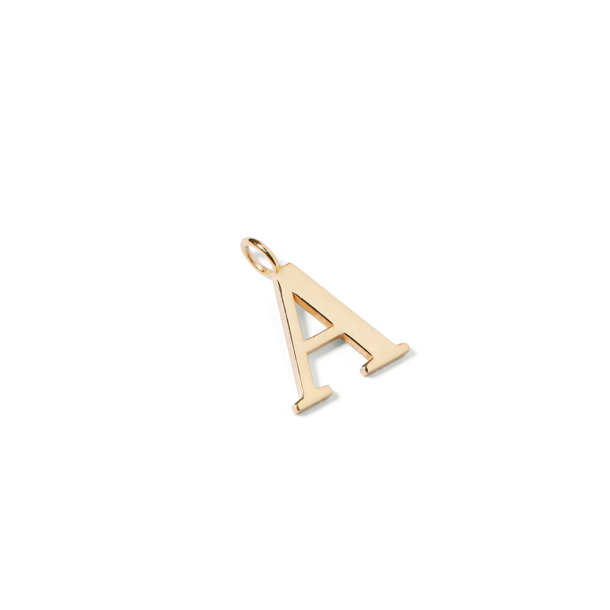 9ct gold Large Initial Charm