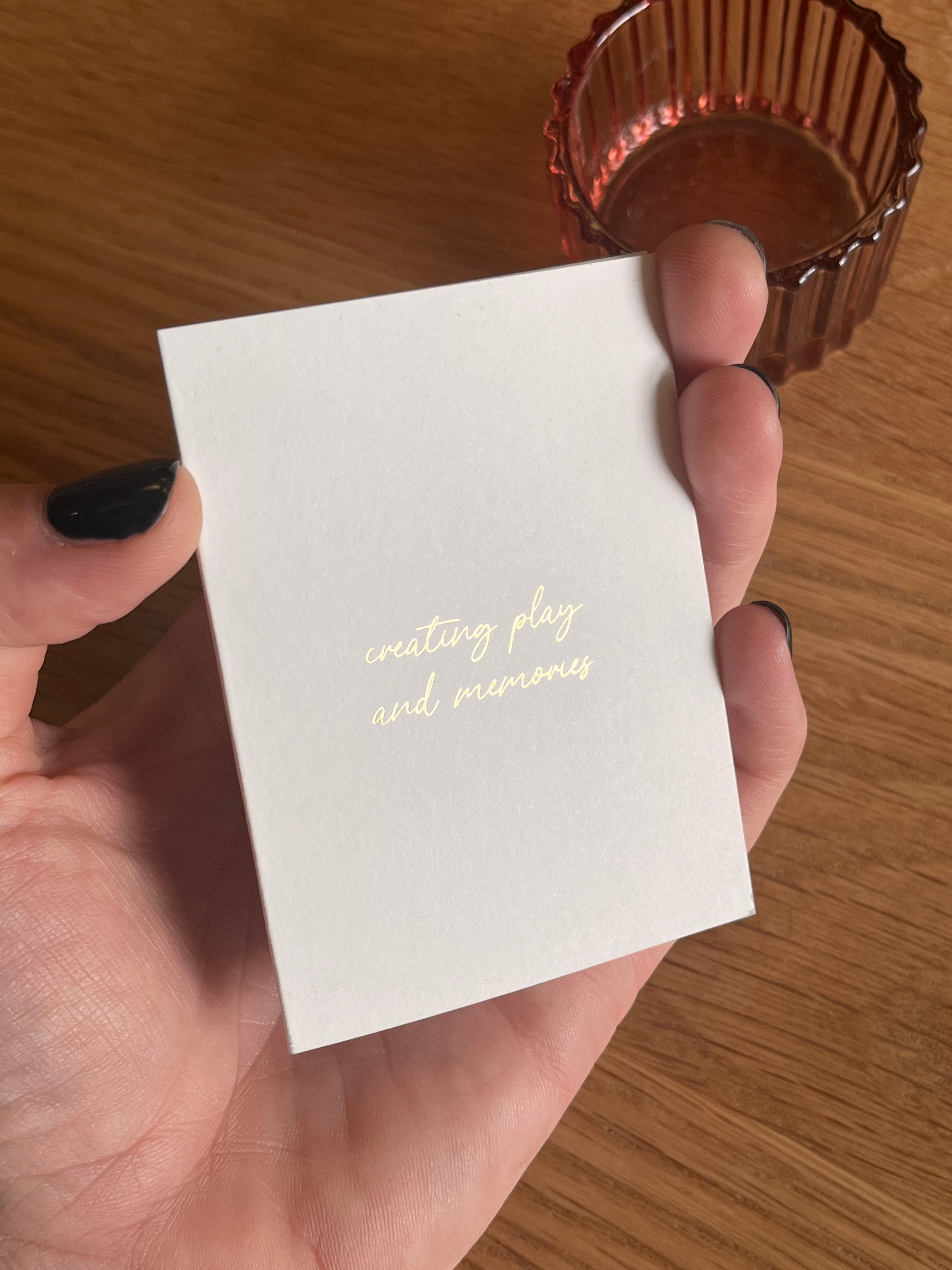 Gift Card with personalised message