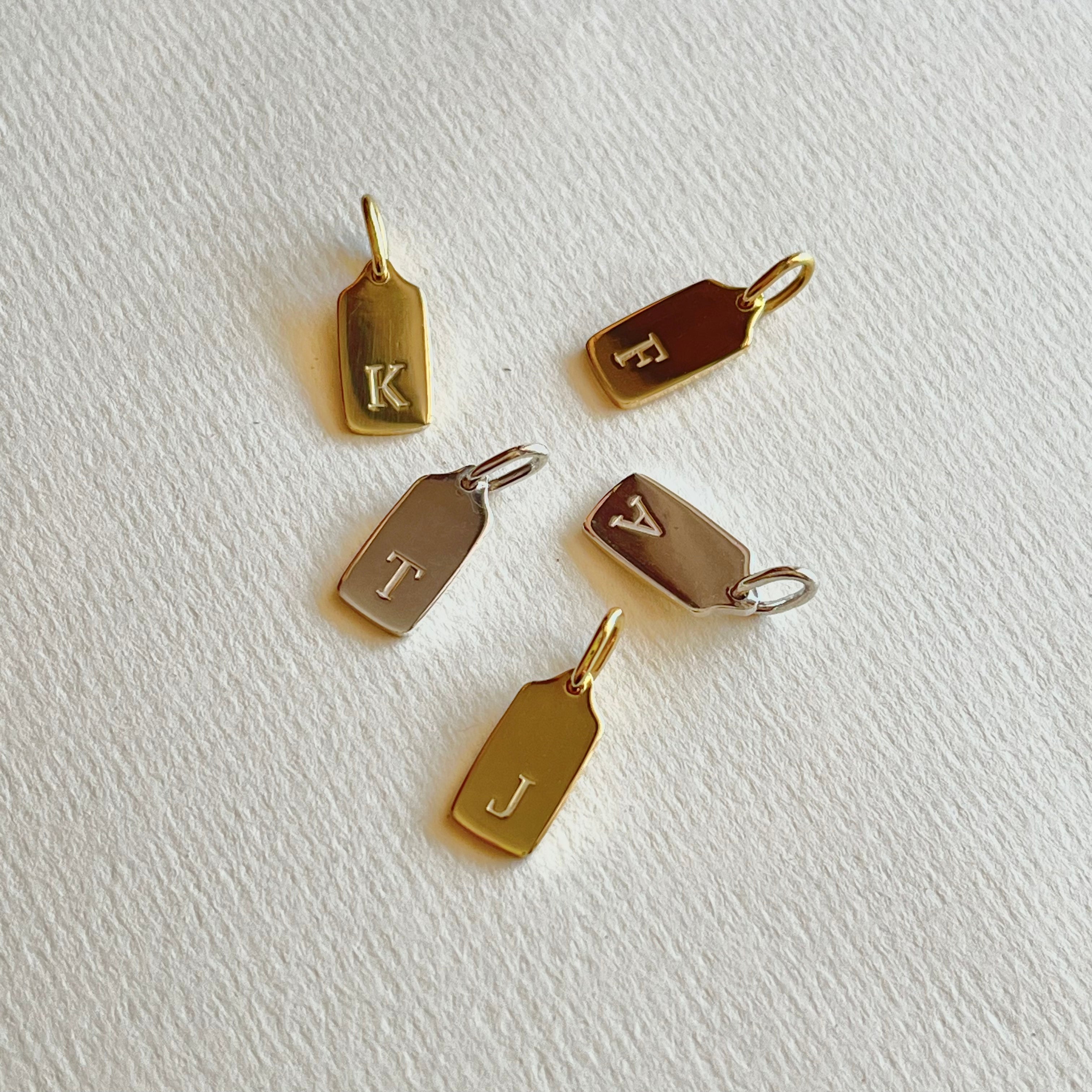 Initial Tag Necklace