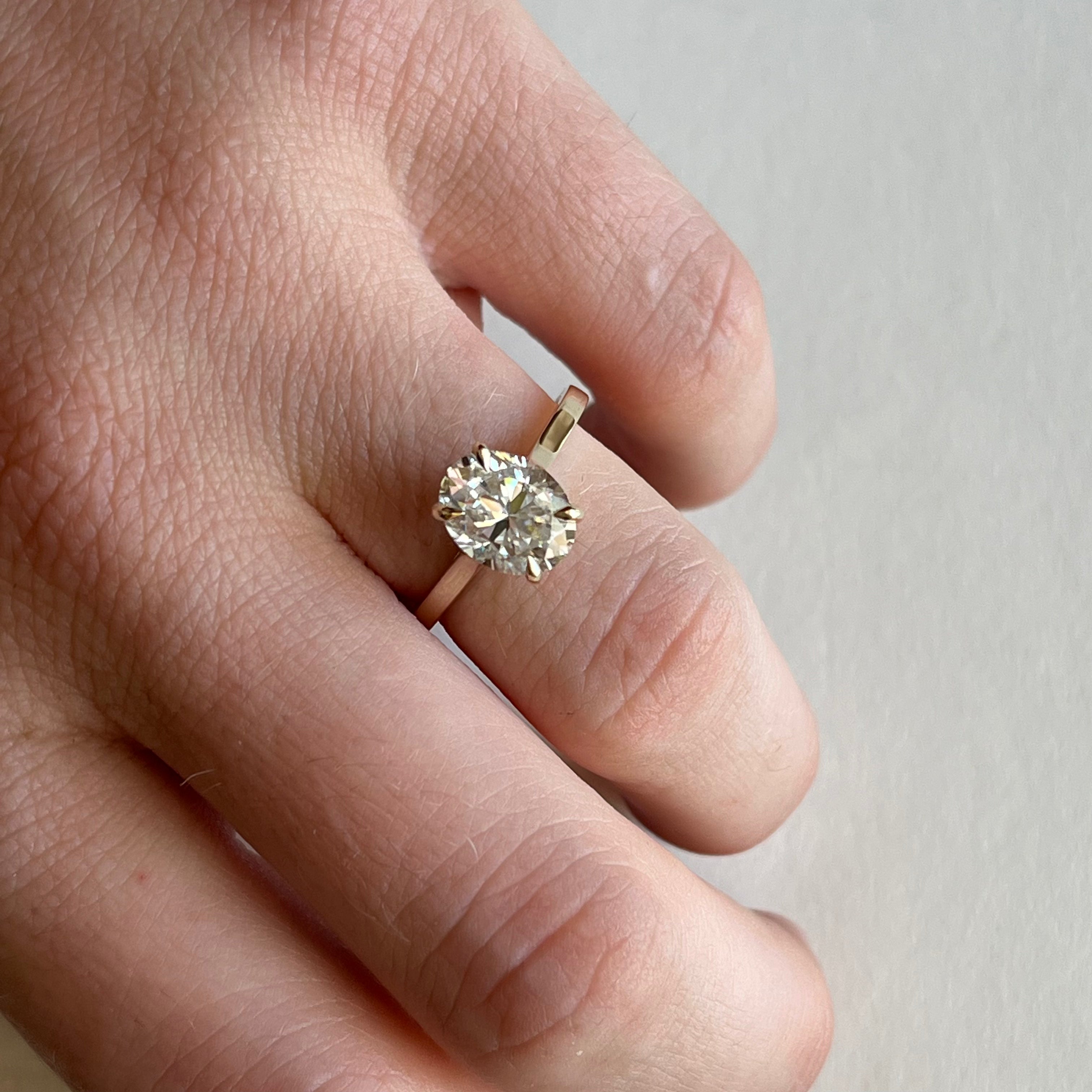 Oval Solitaire Ring